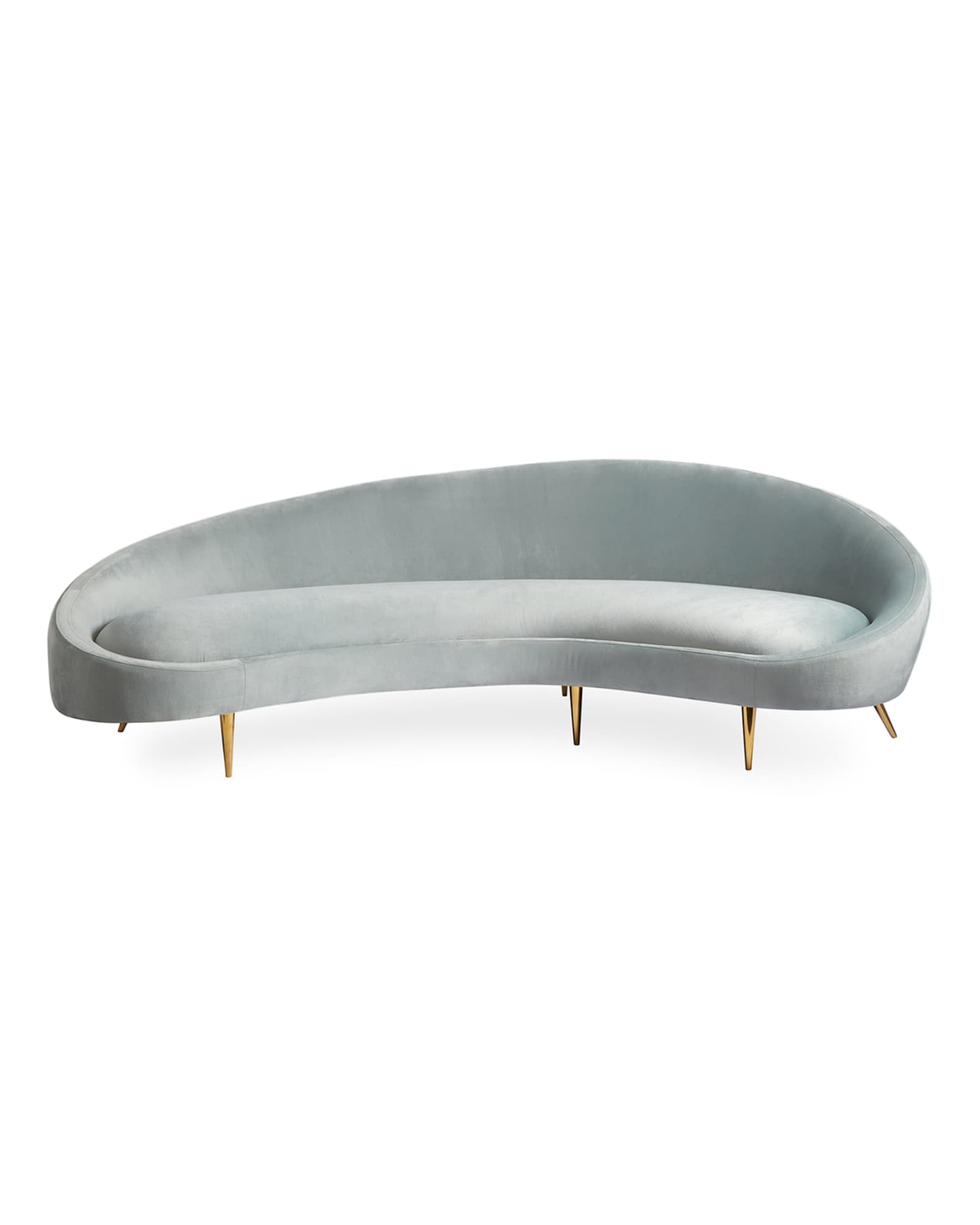 Jonathan adler ether curved clearance sofa
