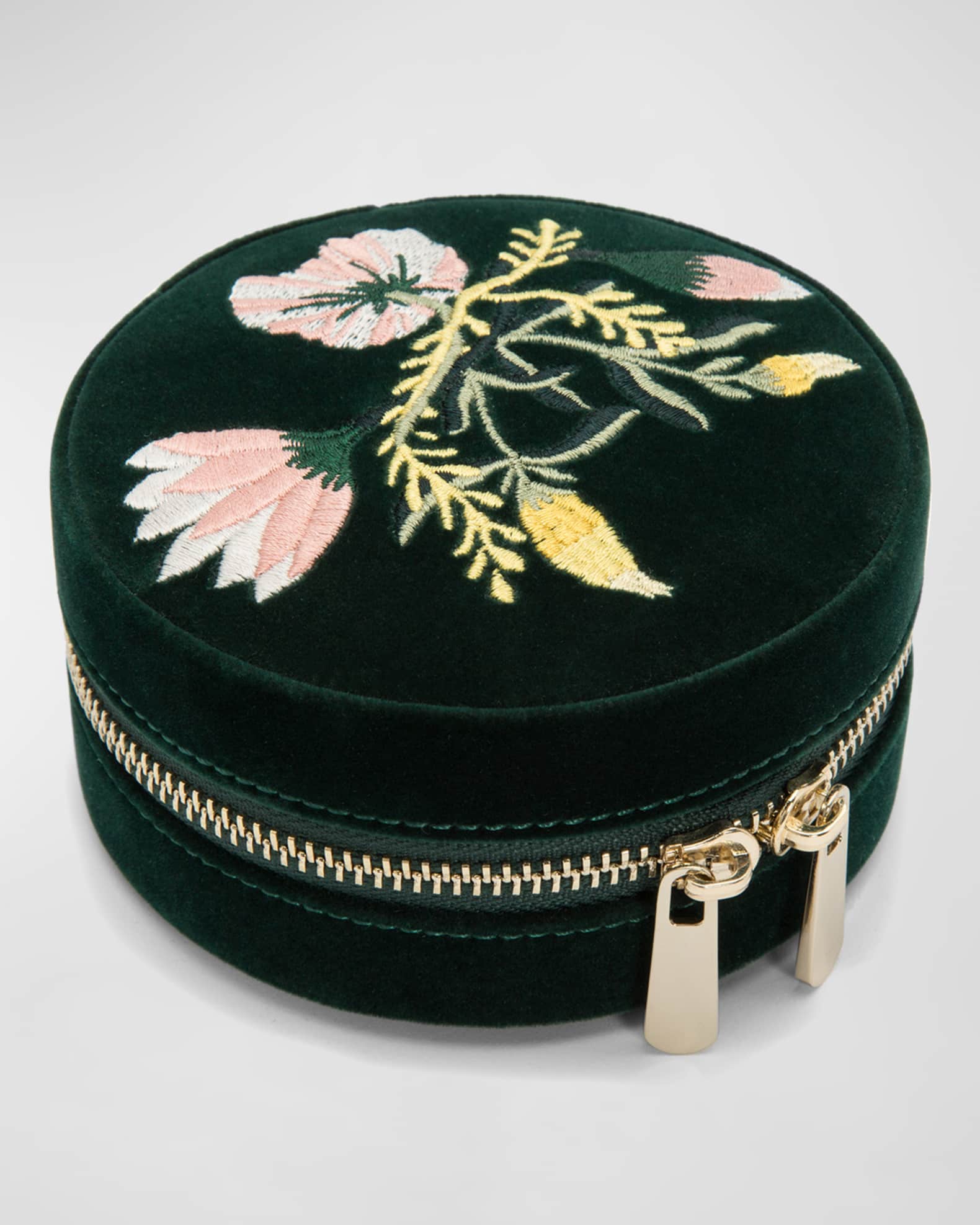 WOLF Zoe Round Travel Jewelry Case Horchow