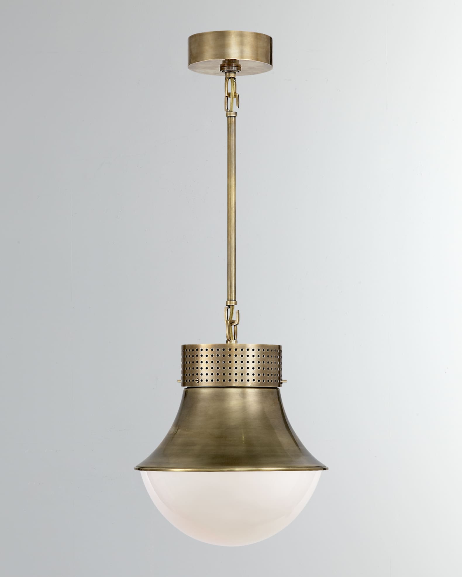 Lawler Burnished Brass Pendant by Visual Comfort Studio