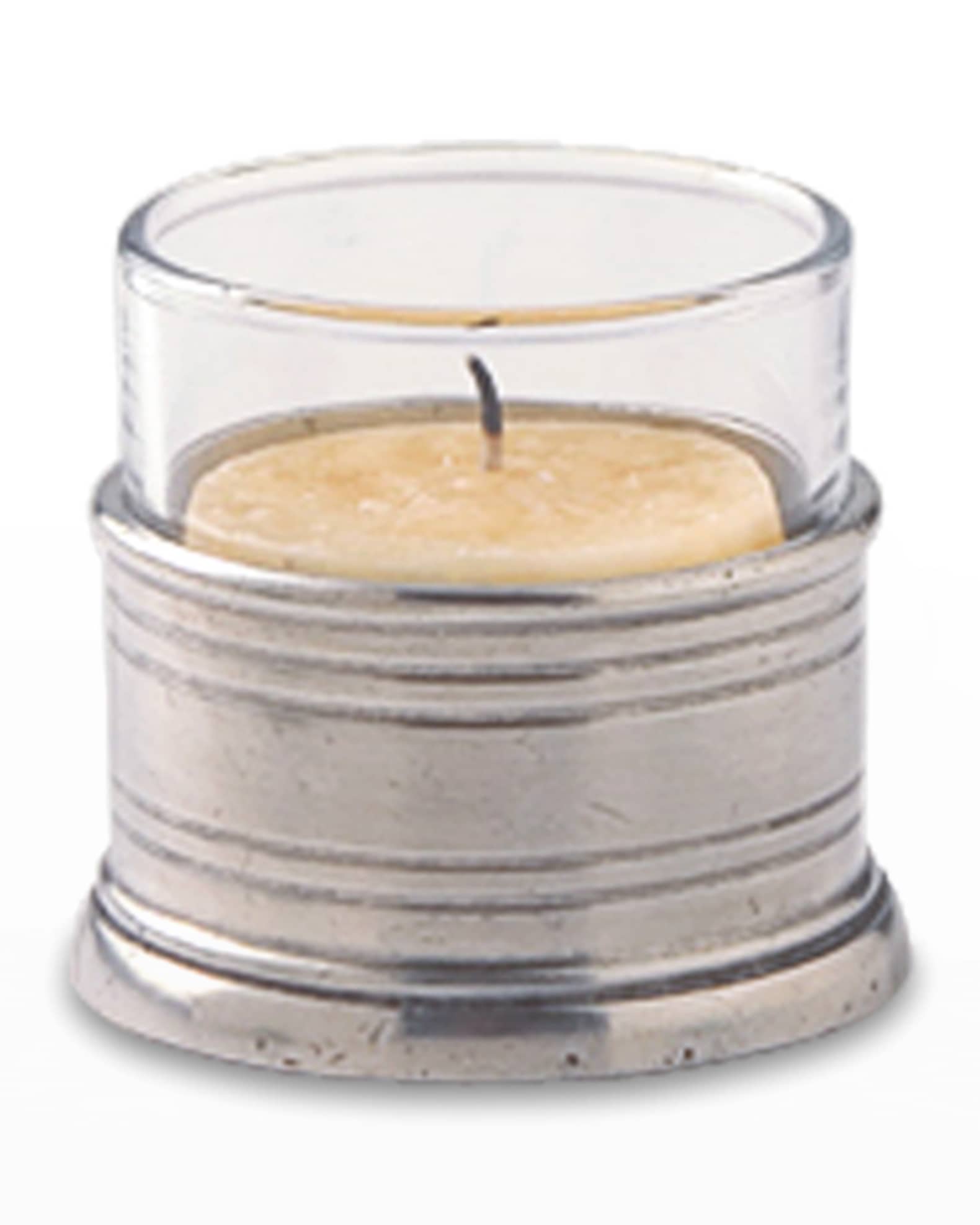 Match Tea Light Candle Holder with Glass Horchow