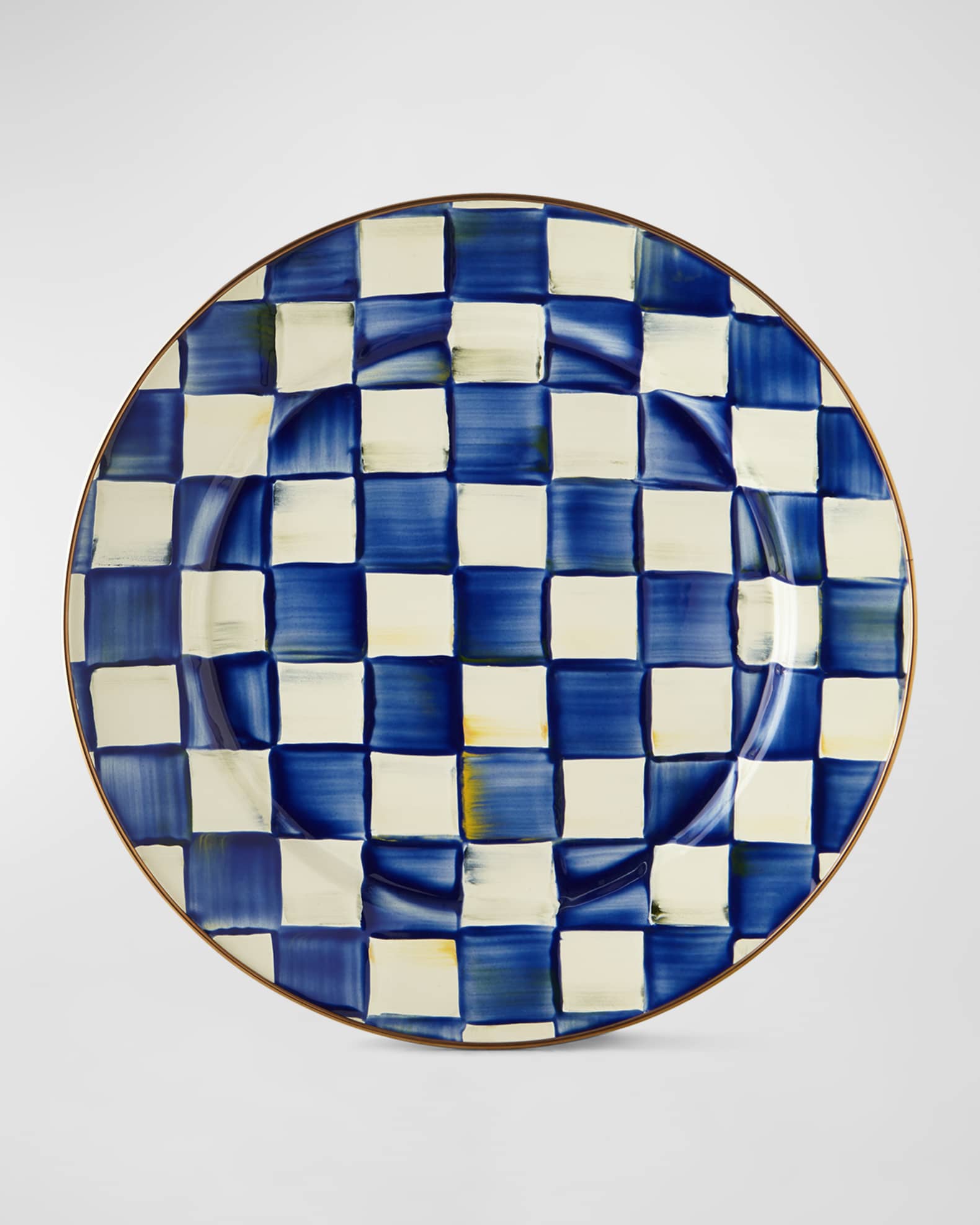 MacKenzie-Childs Royal Check Charger Plate | Horchow