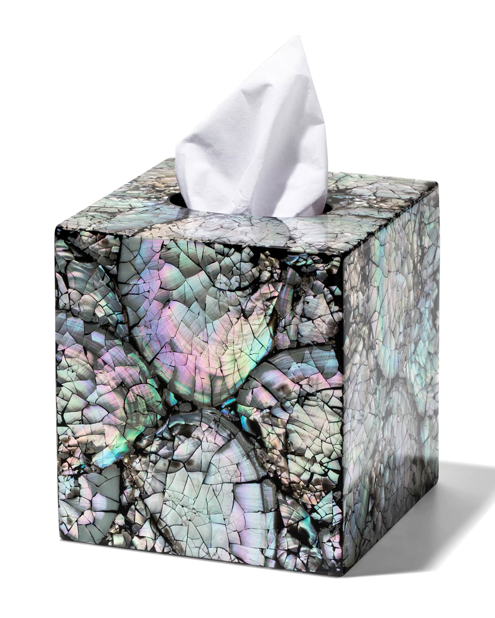 Pearl tissue box cover top