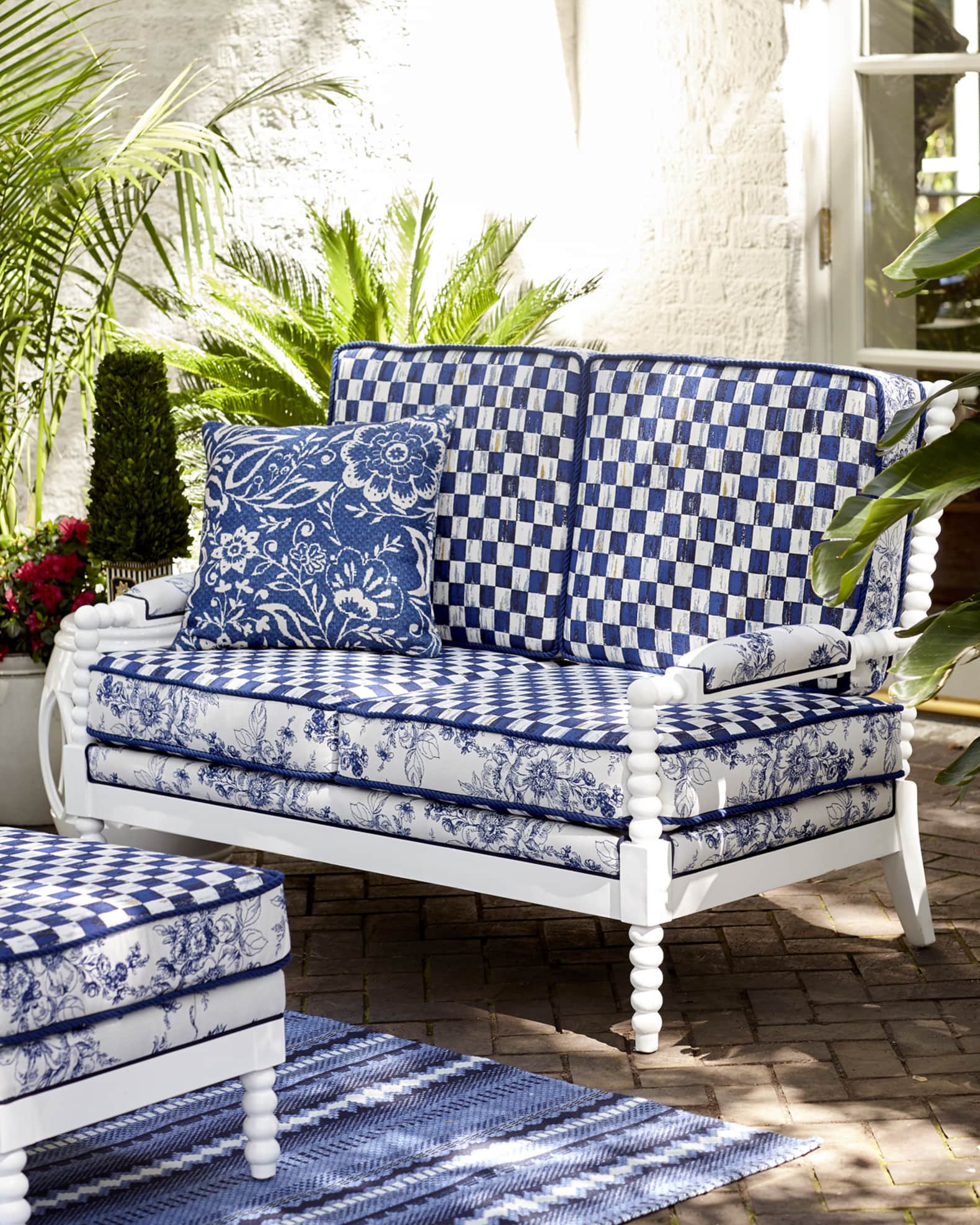 Mackenzie childs sale sofa