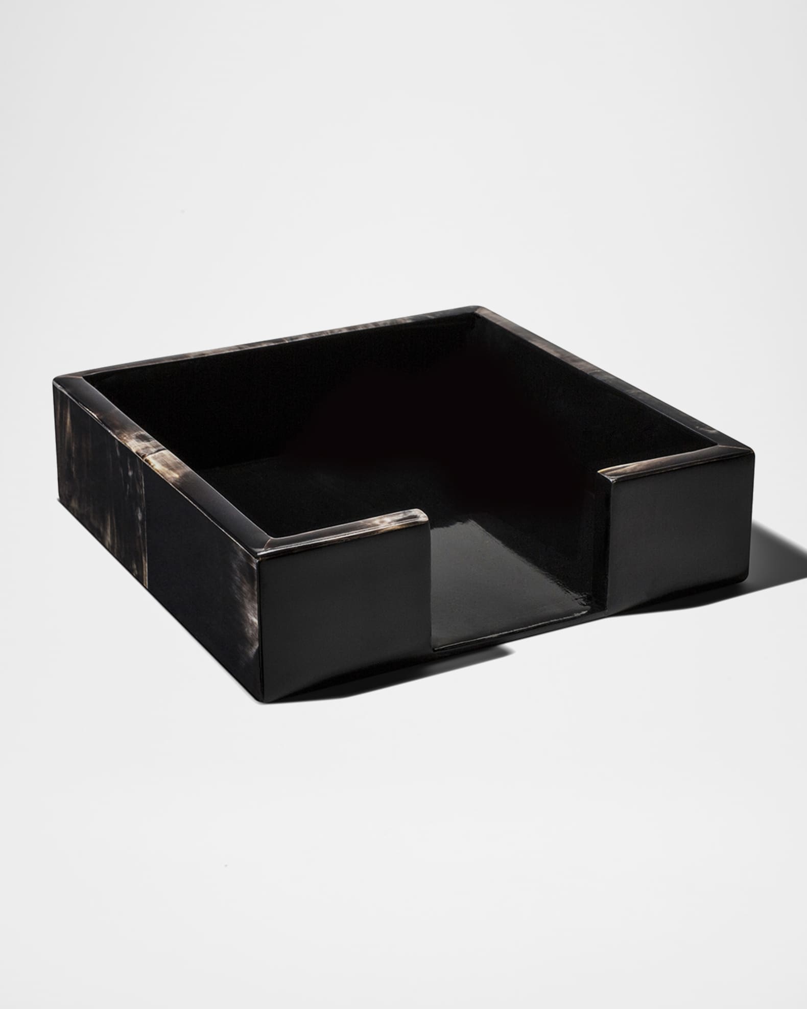 LADORADA Horn Veneer Large Dinner Napkin Holder