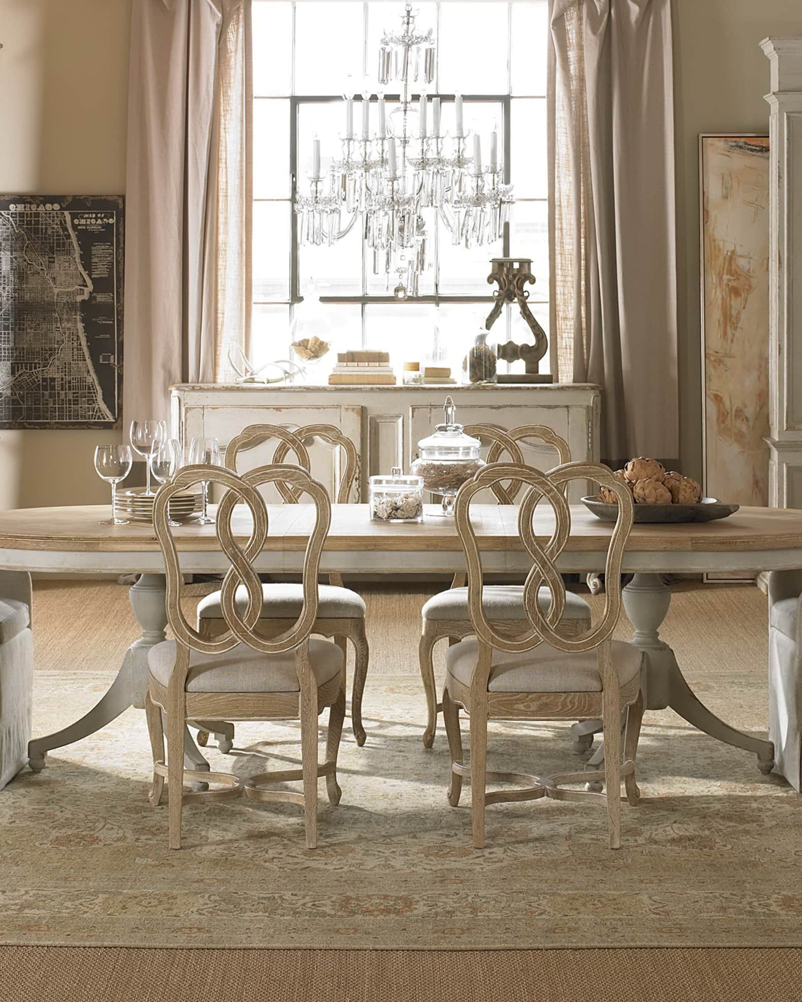 Century Furniture Madeline Double Pedestal Dining Table