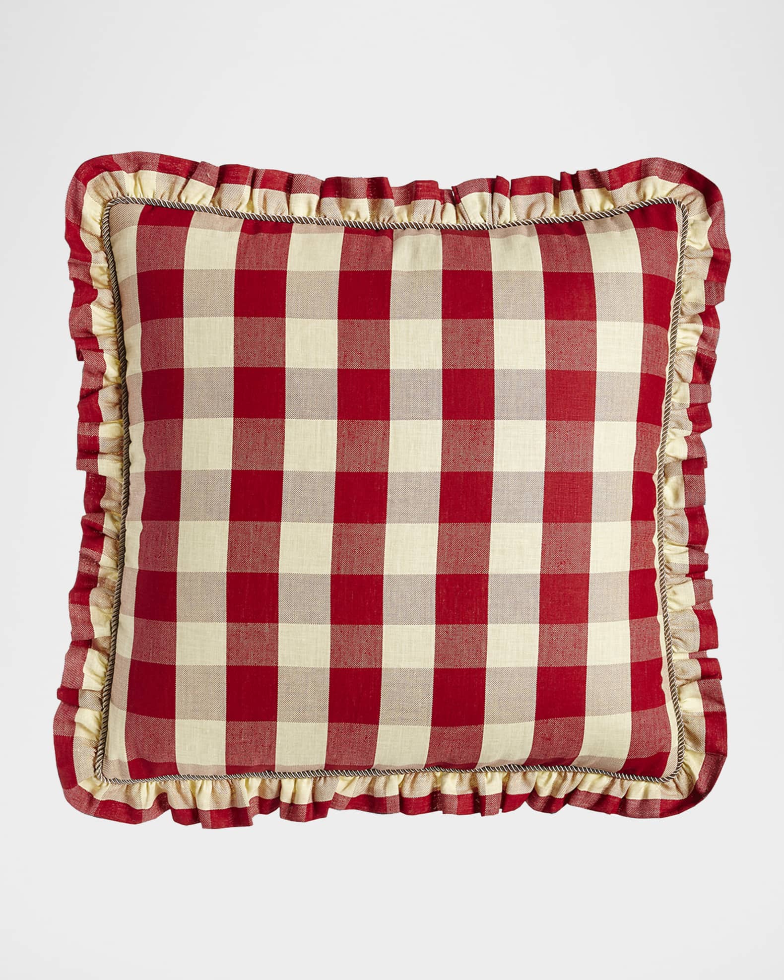 buffalo plaid euro sham