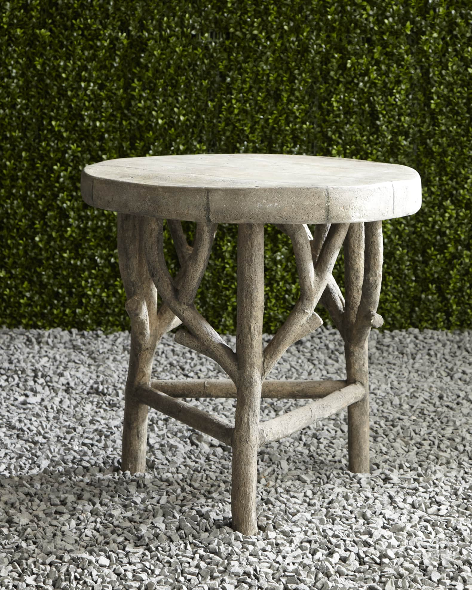 Artemis Faux-Bois Side Table