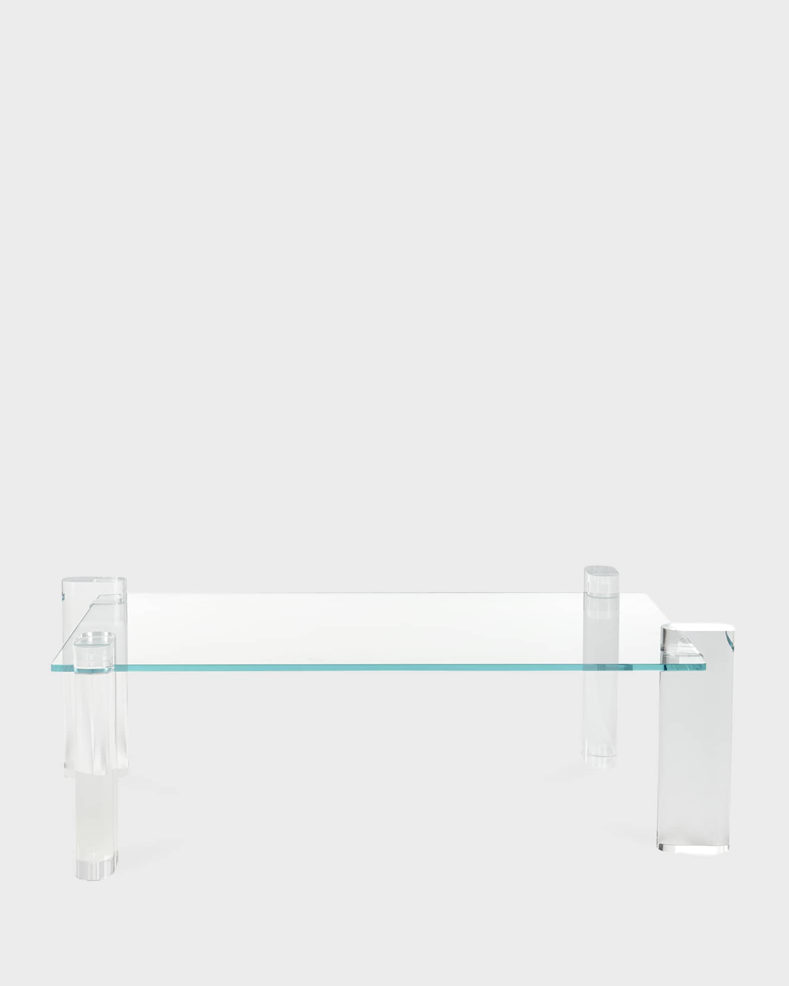 Interlude acrylic sales coffee table