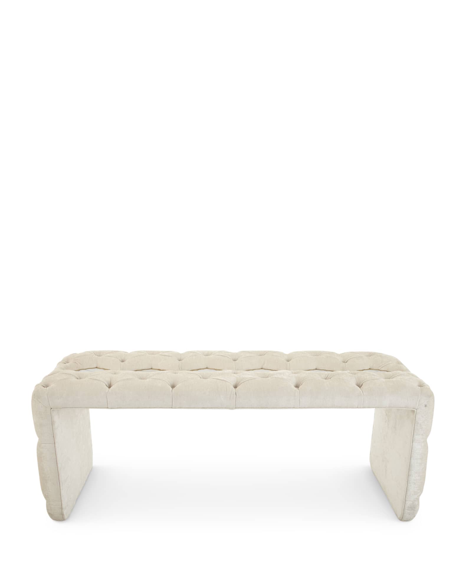 Haute House Elisa Marble Inlay Bench 51"