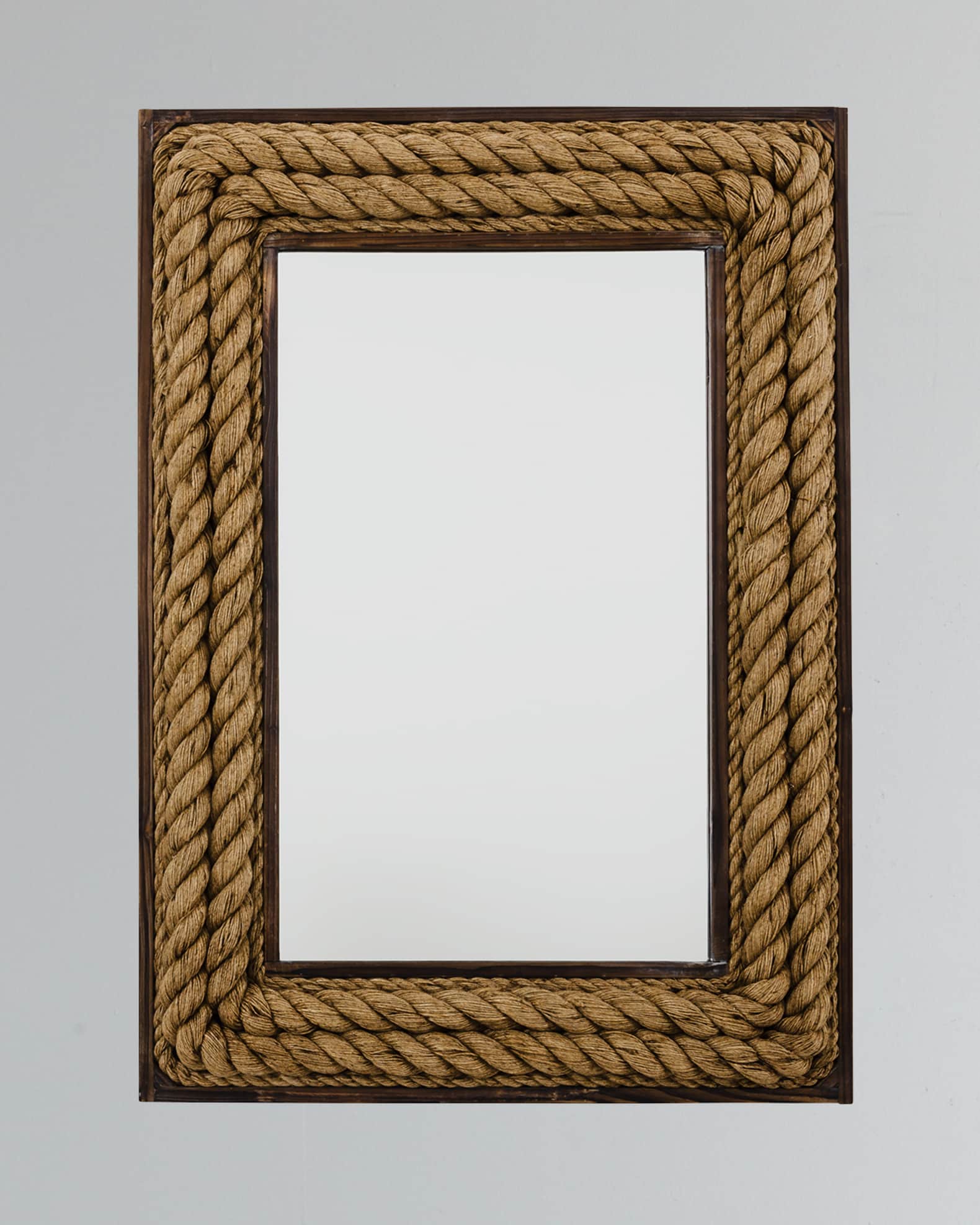 Rectangular Jute Mirror Horchow