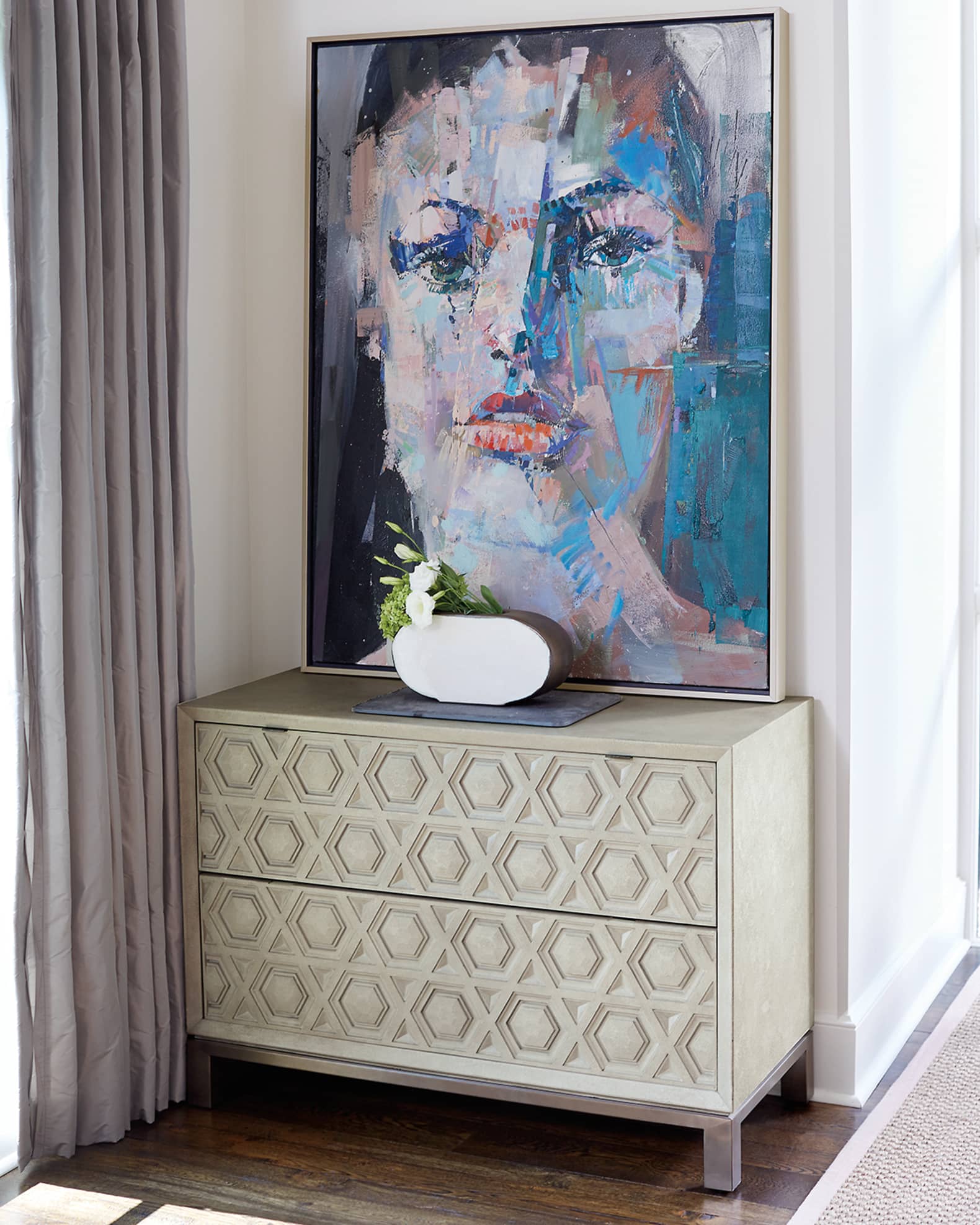 Bernhardt Santa Barbara Geometric Two Drawer Chest