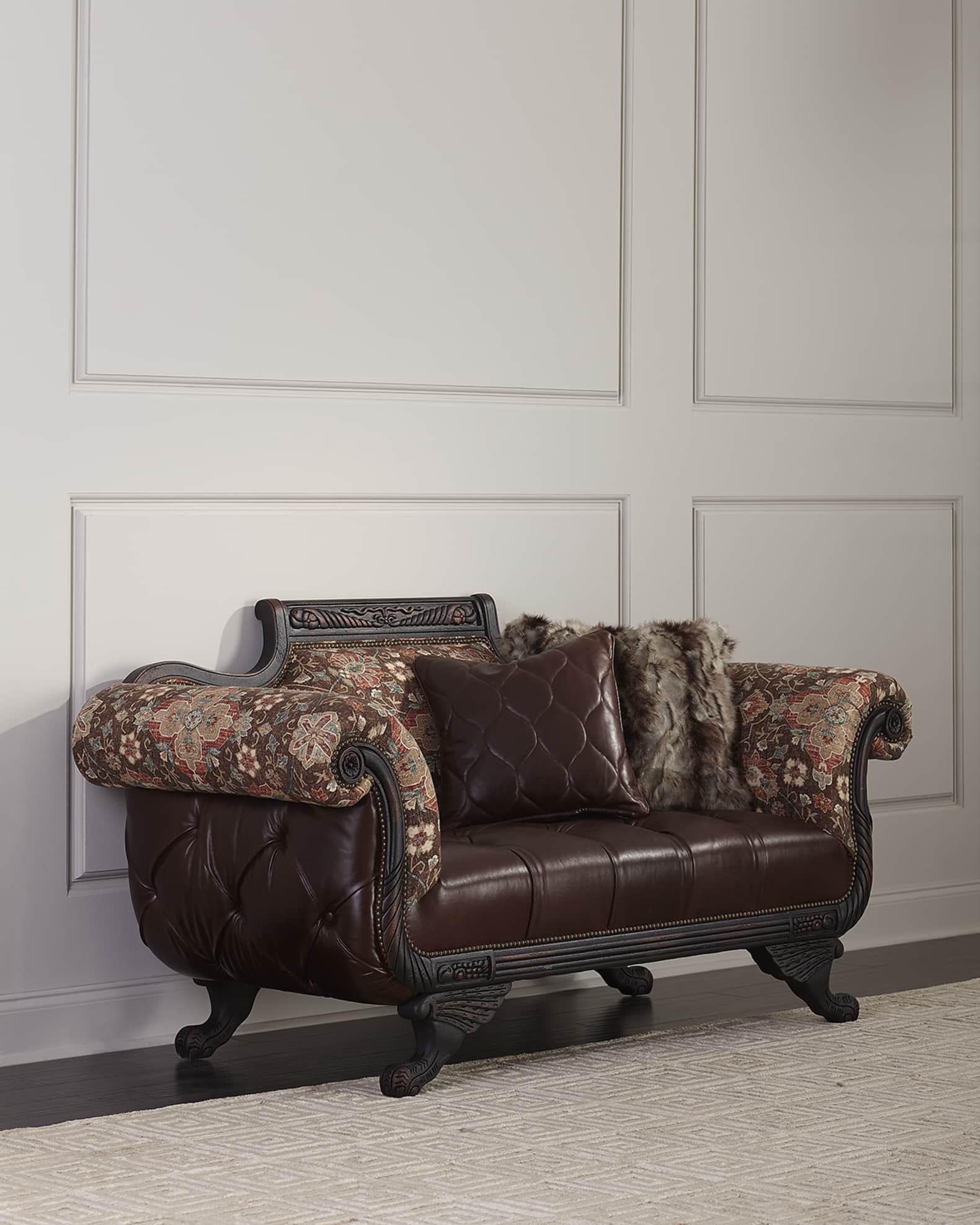 Horchow settee on sale