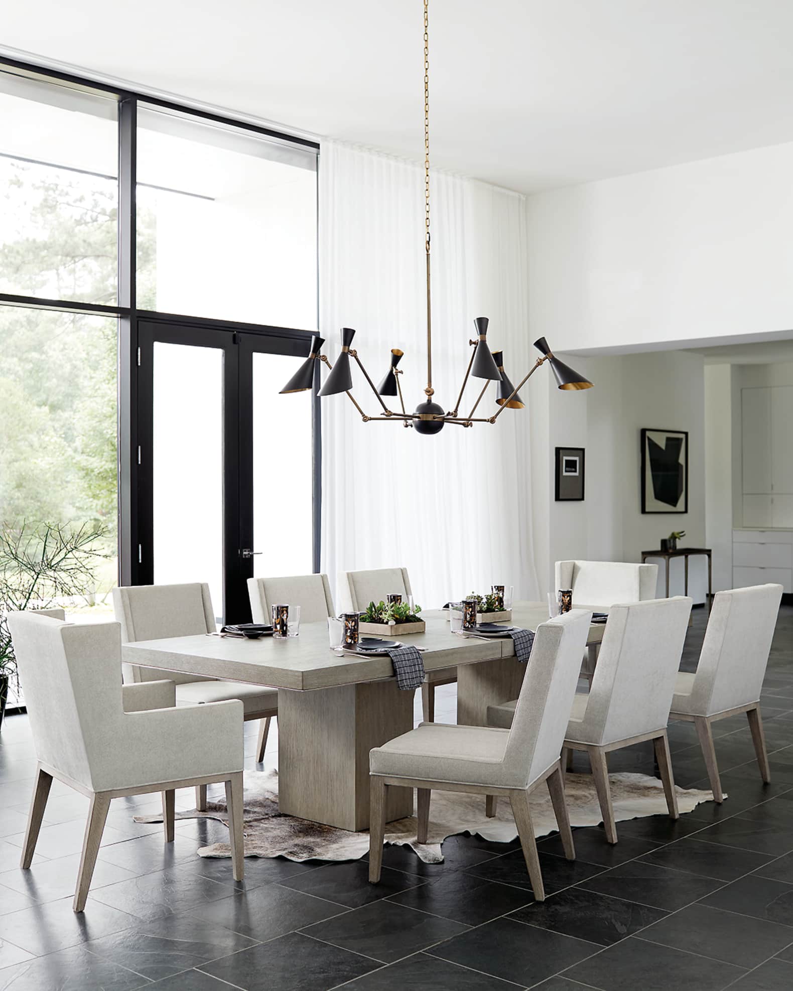 Bernhardt linea double pedestal dining table store