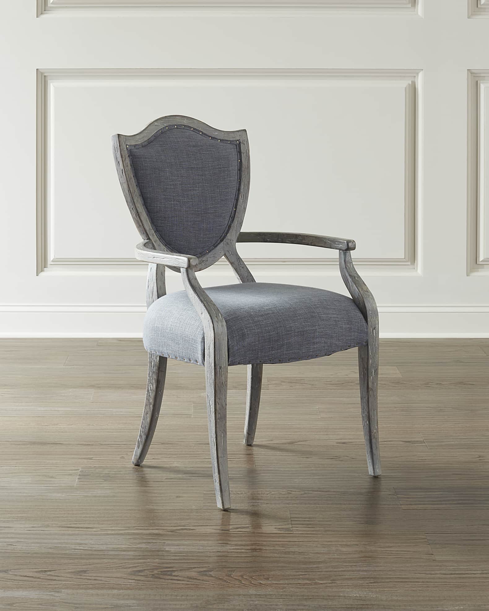 Upholstered shield back chairs clearance