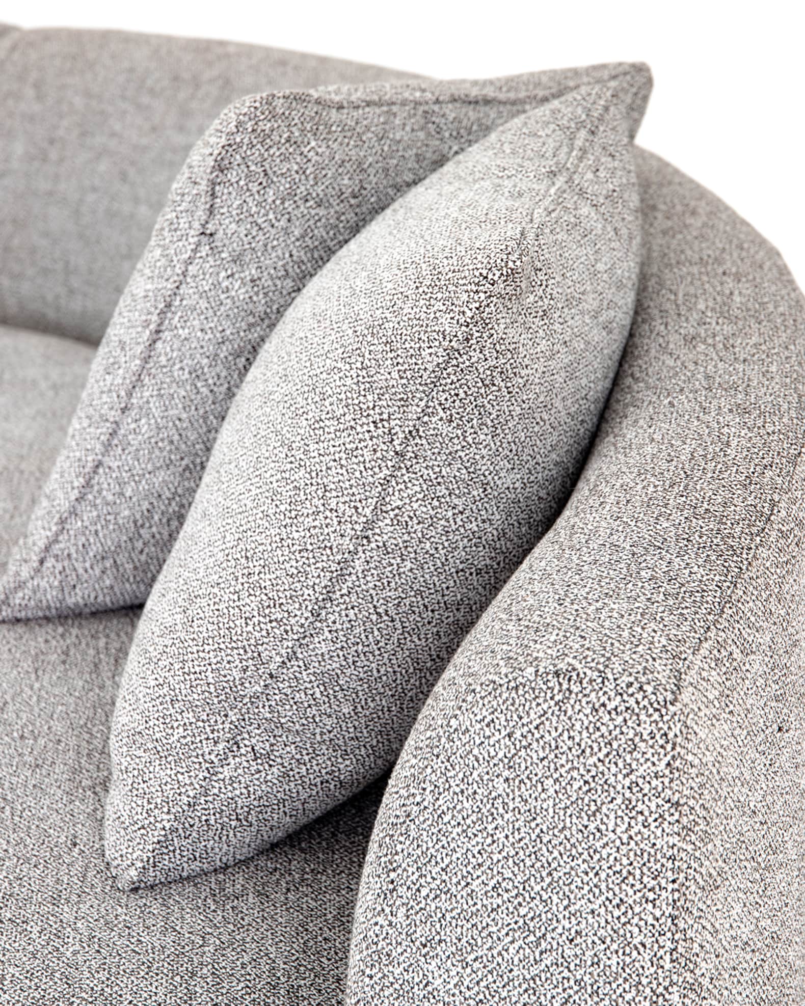 Four Hands Belmount Gray Astor 2-Piece Curved Sectional