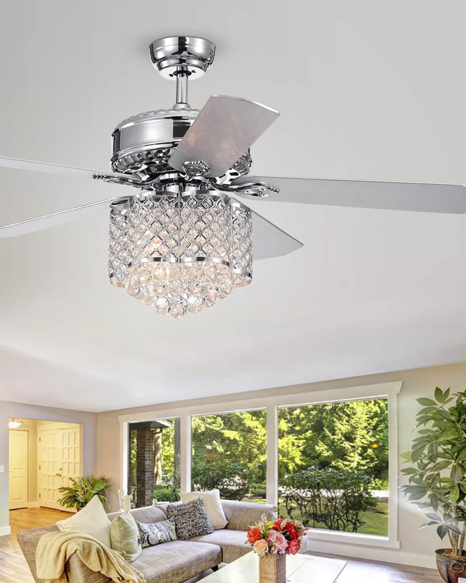 Flower ceiling fan top