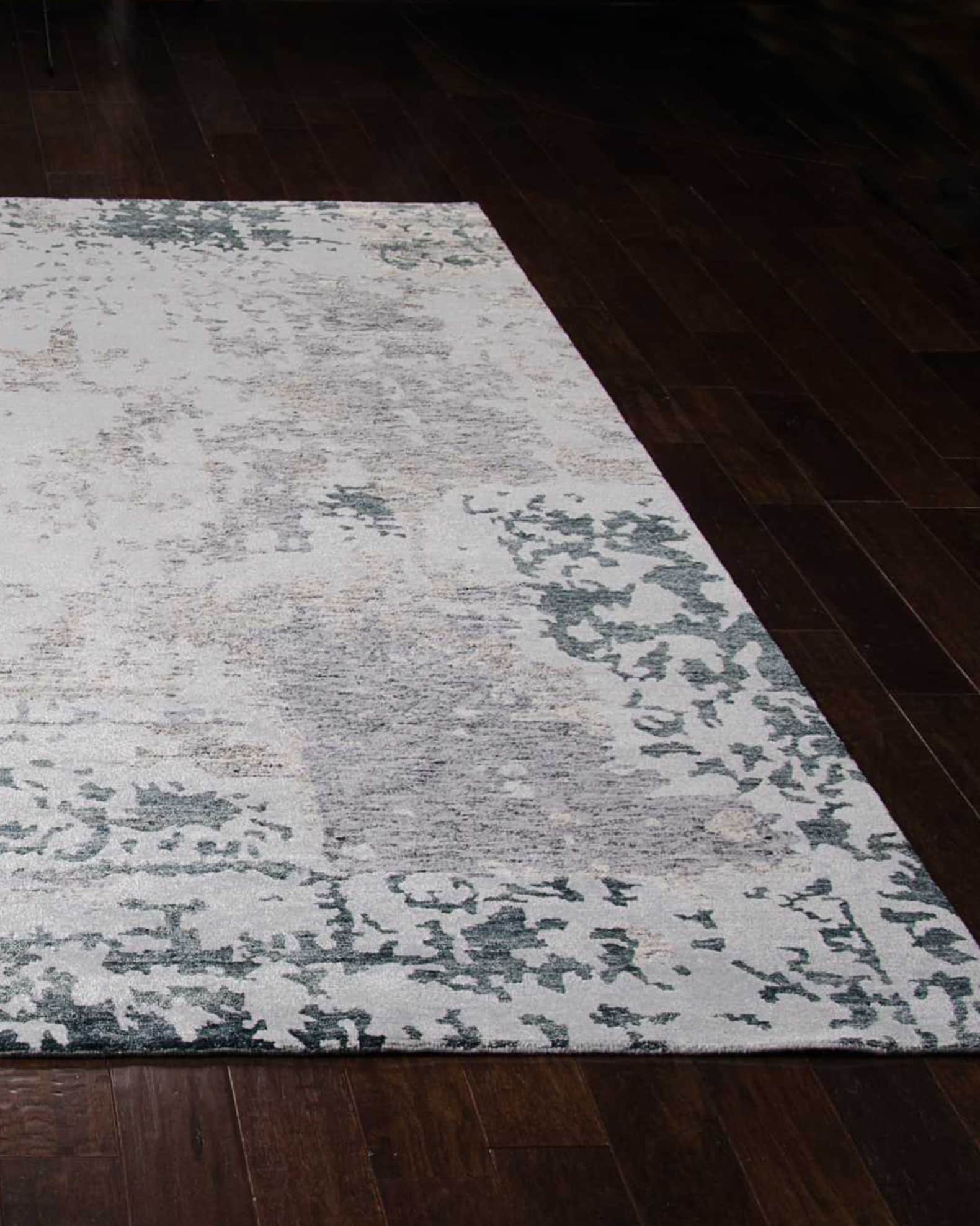 Nourison Krystal Hand-Knotted Rug, 2' x 8'