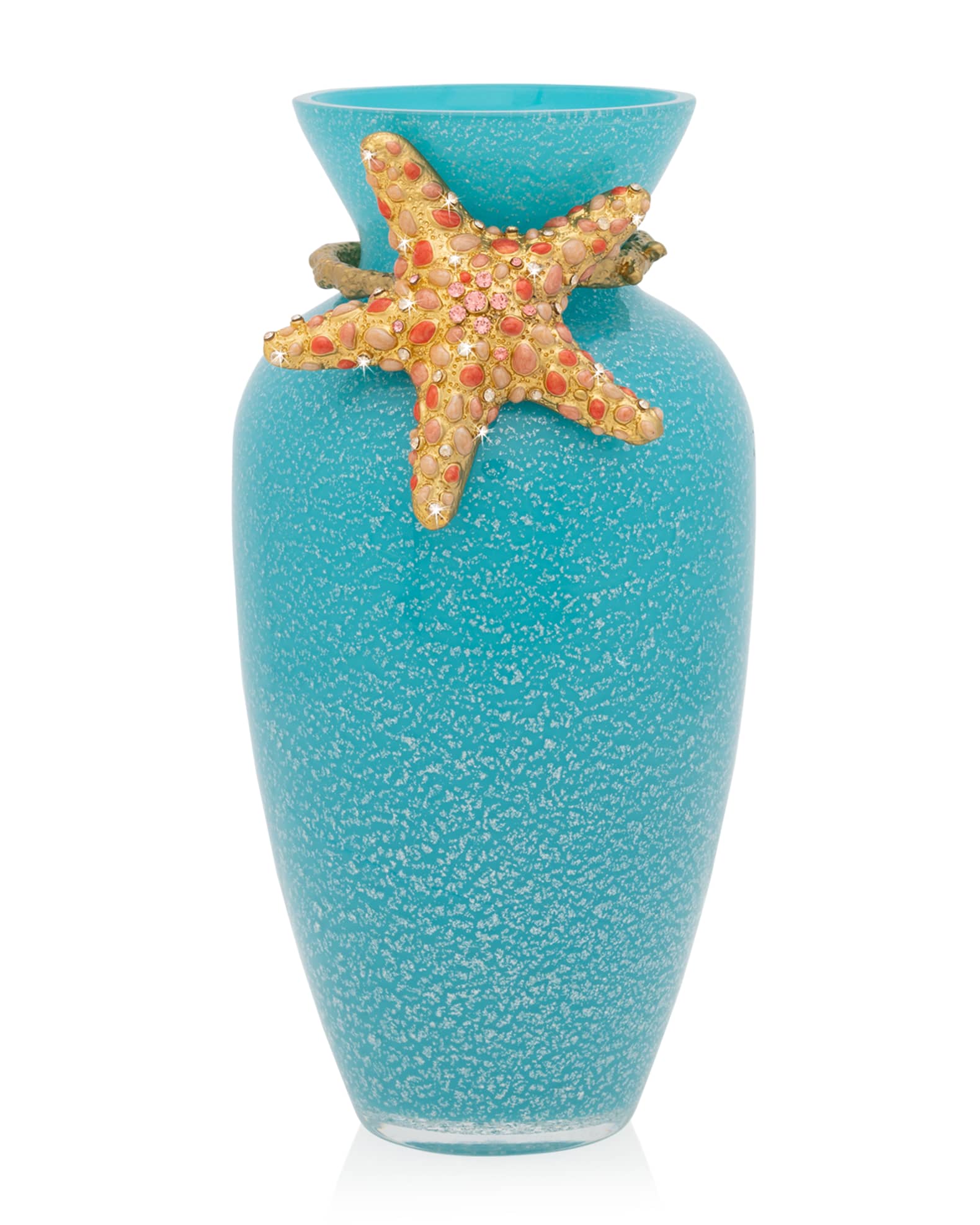 Jay Strongwater Oceana Coral Vase