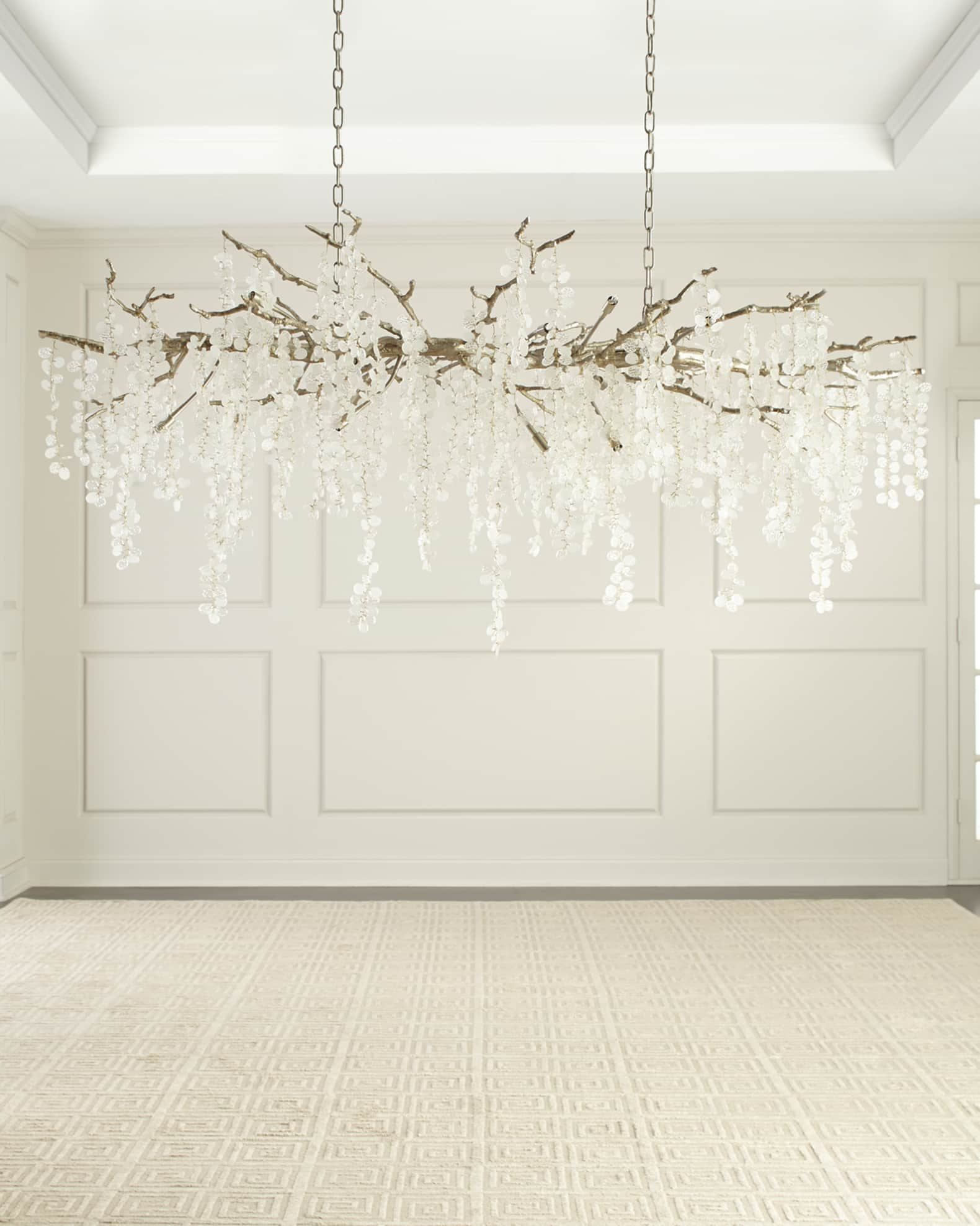 John-Richard Collection Shiro Noda 15-Light Glass Chandelier