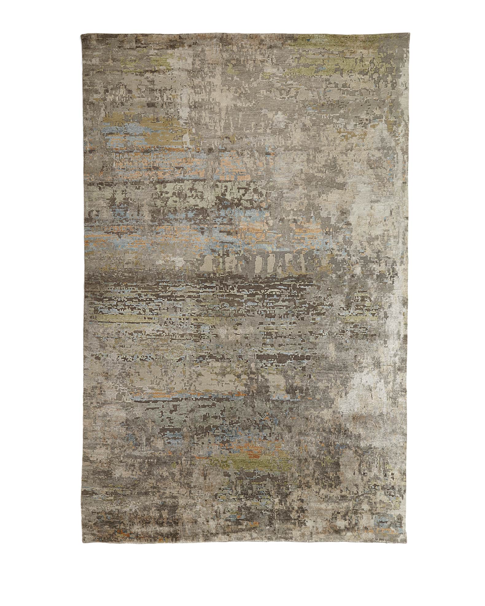 Josie Natori Lhasa Haze Hand-Knotted Rug, 6' x 9'