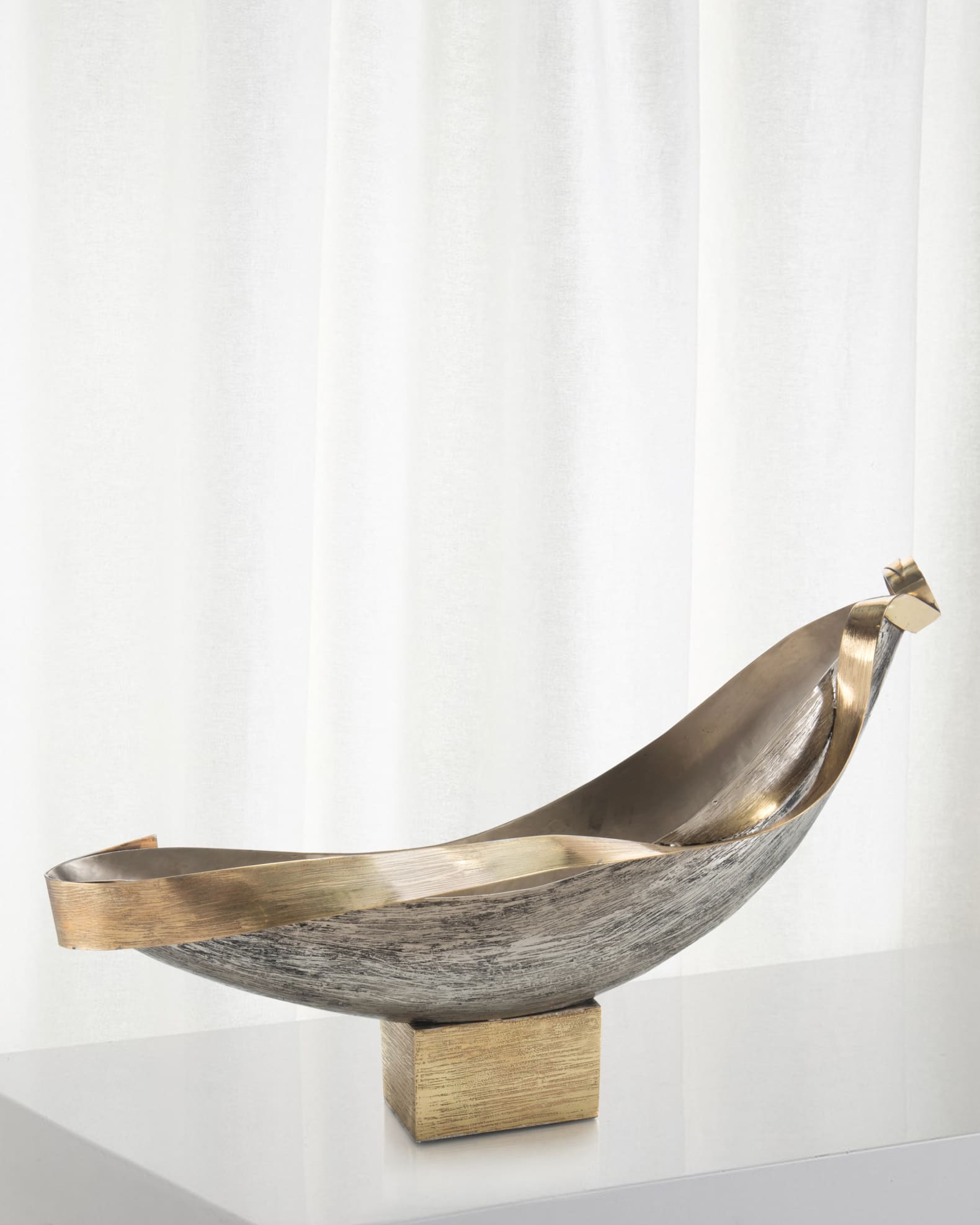 John-Richard Collection Floating Vessel of Brass