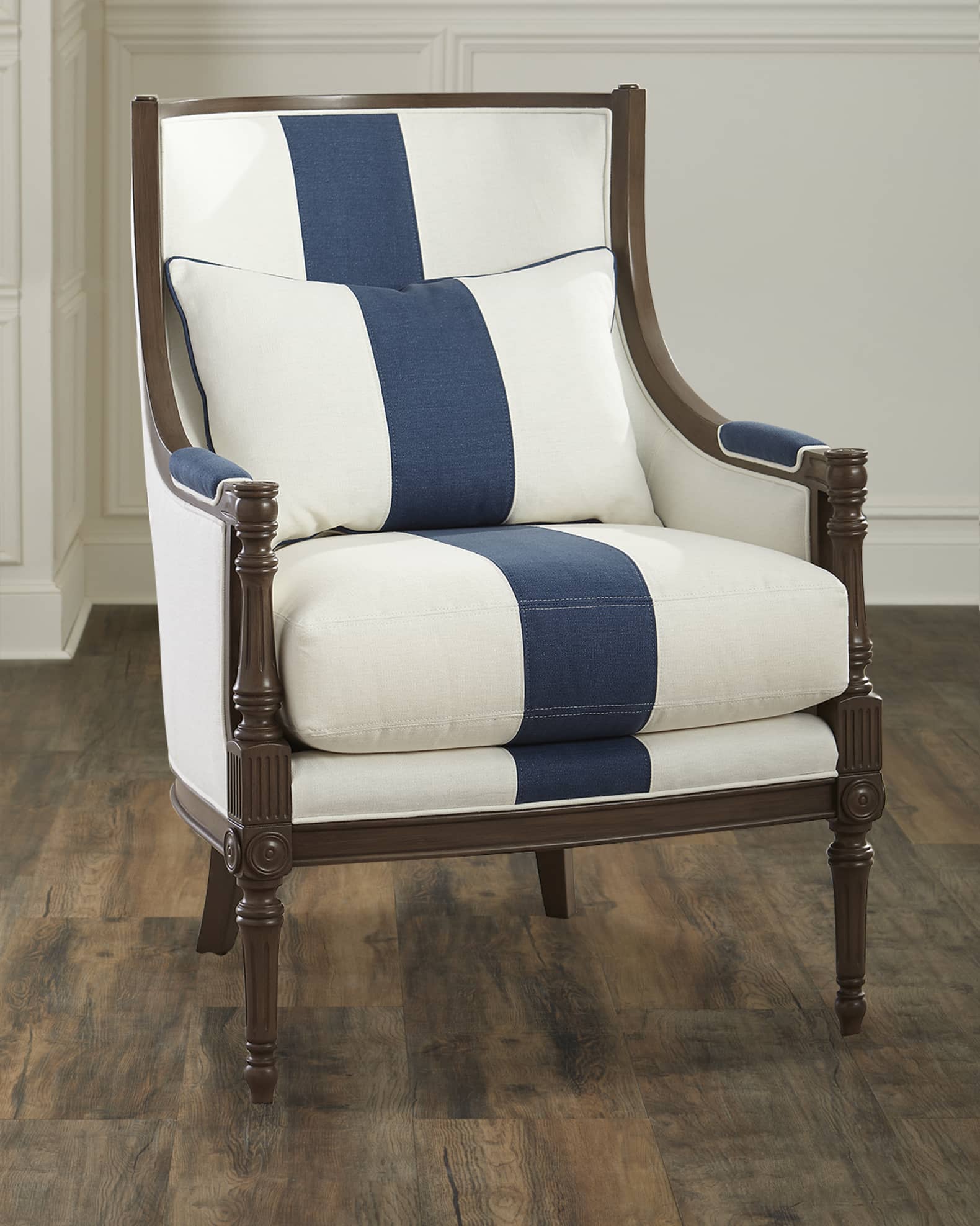 Lark metal 2025 frame accent chair