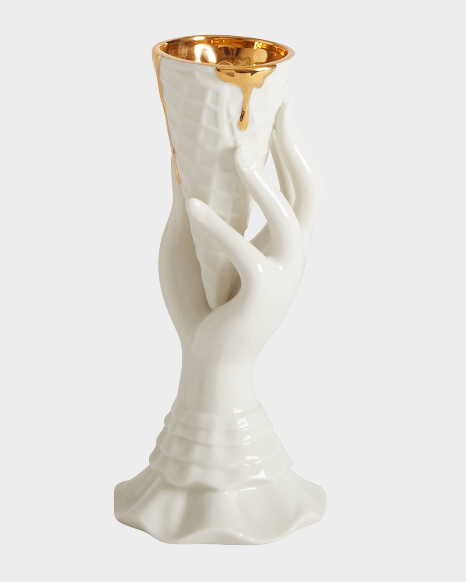 Jonathan Adler Gilded Muse IScream Vase Horchow