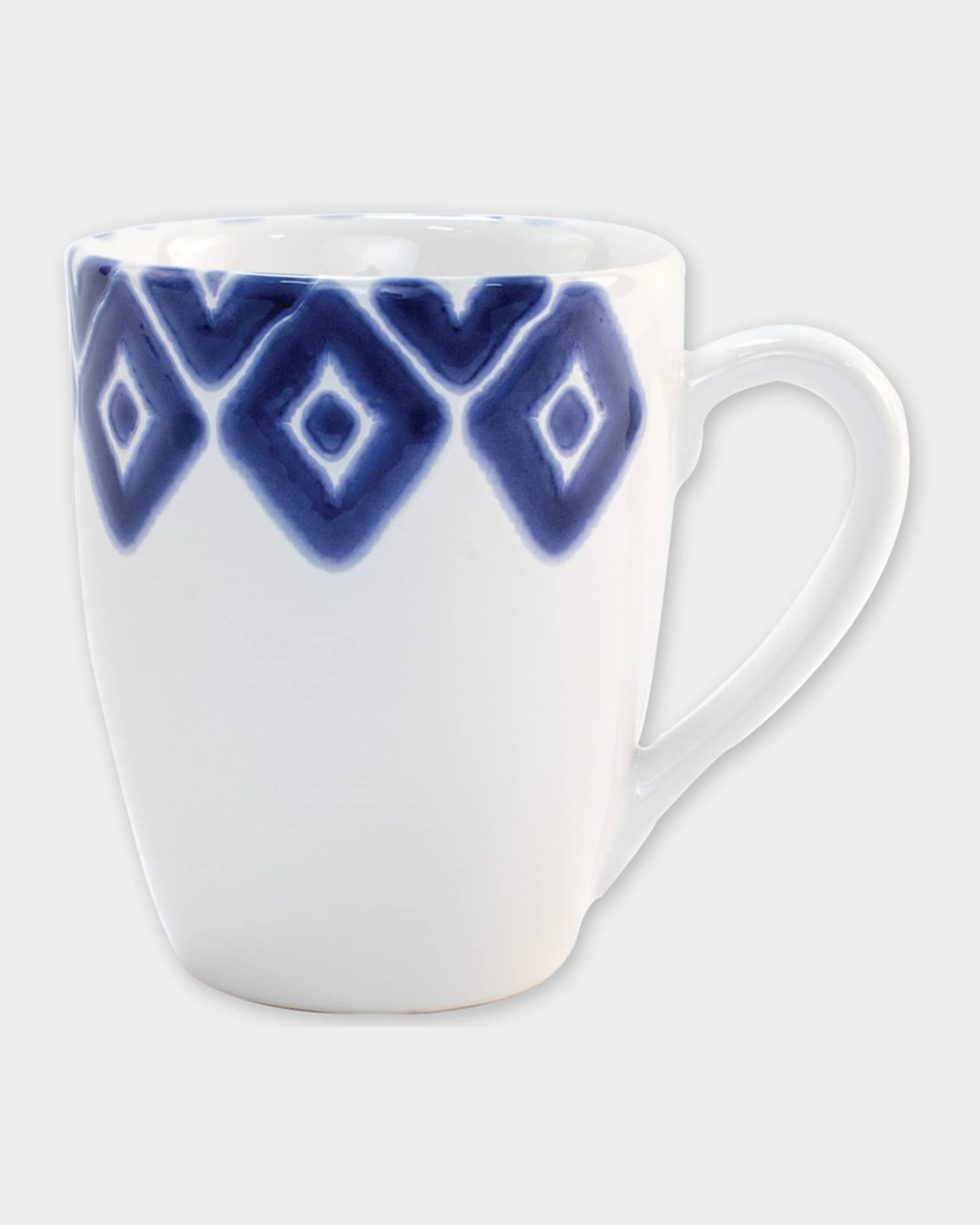 Vietri Santorini Diamond Mug, 12 oz.
