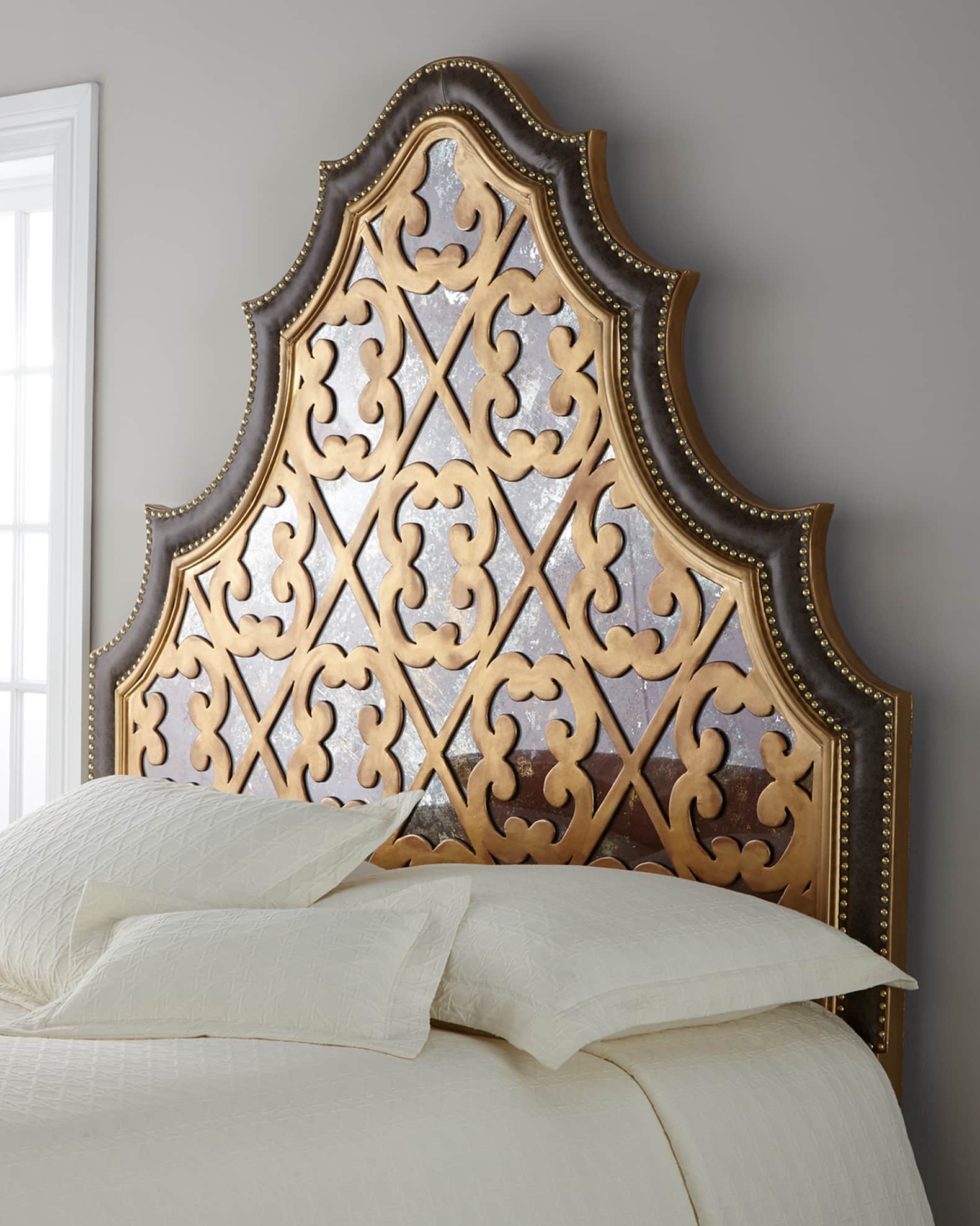 Luxury on sale headboard queen