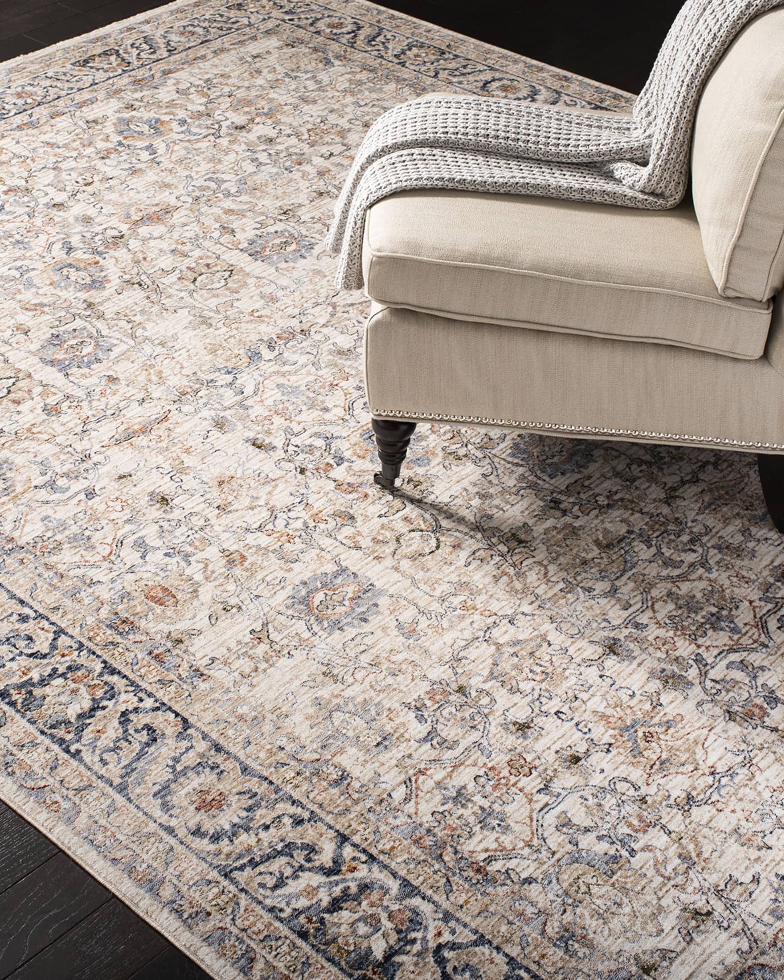 Lauren Ralph Lauren Warwick Ivory PowerLoomed Rug, 2' x 8' Horchow