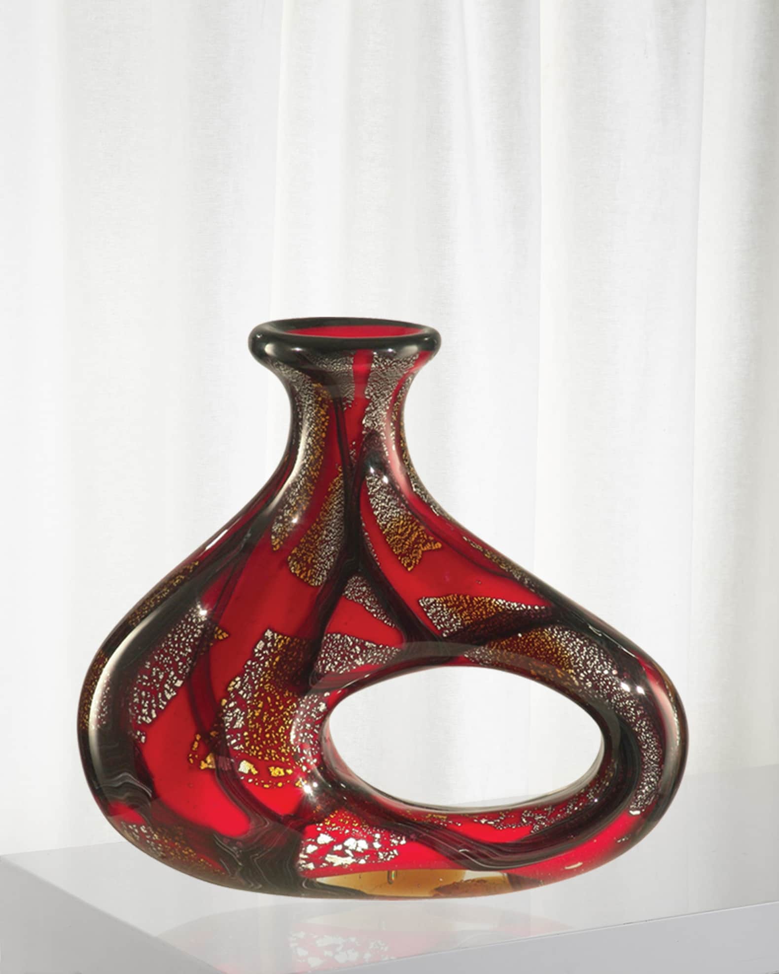 Dale Tiffany Nicholas Decorative Art Glass Vase