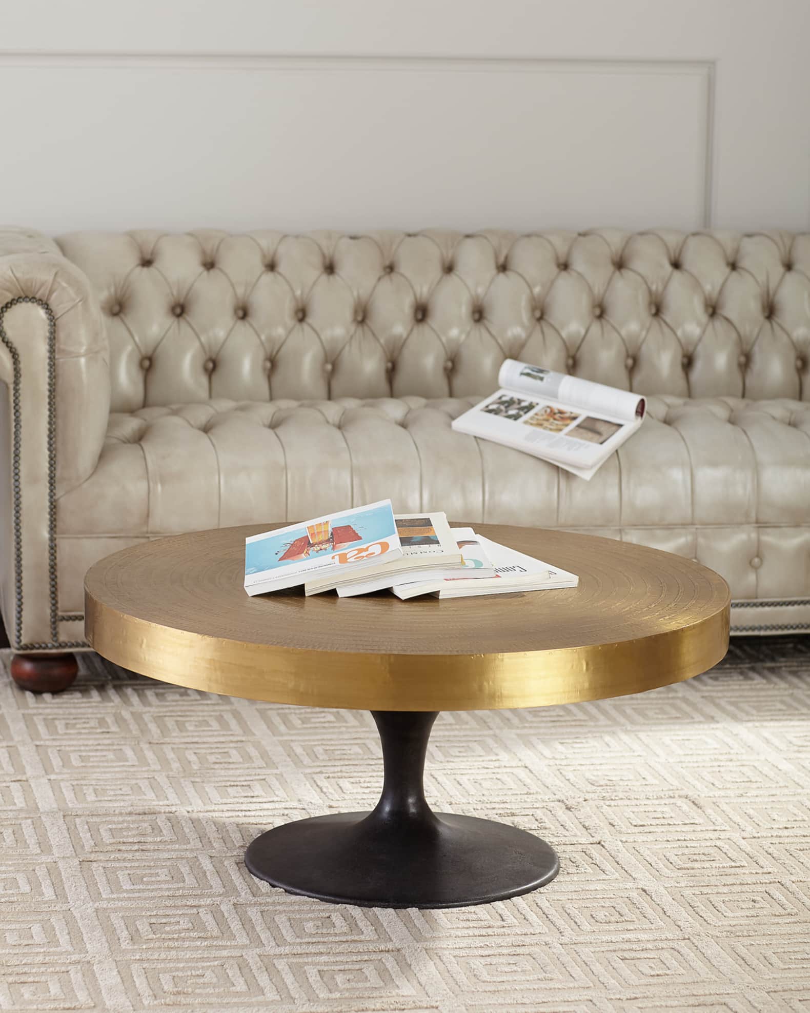 Round bunching discount coffee tables