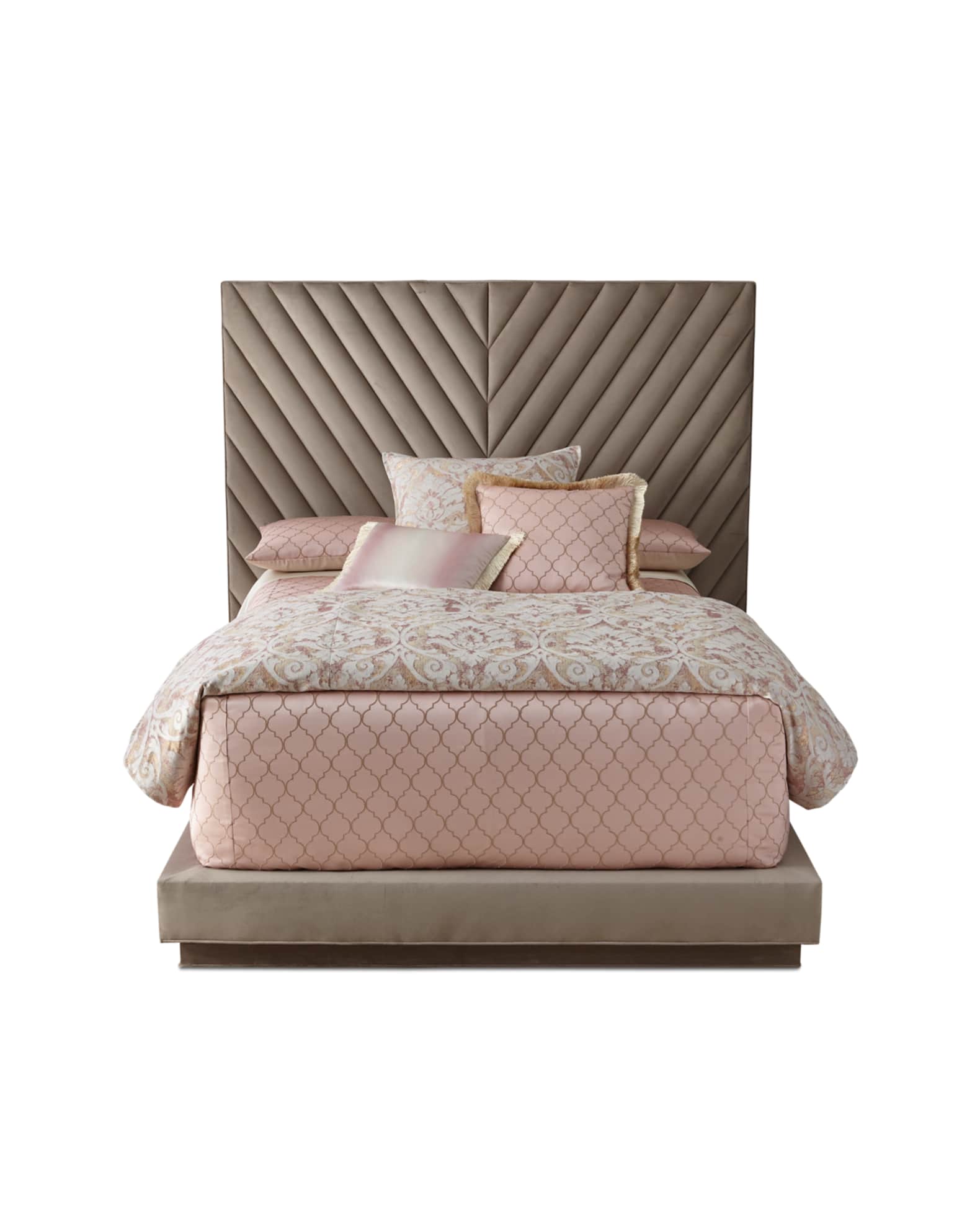 Haute House Velluto King Platform Bed