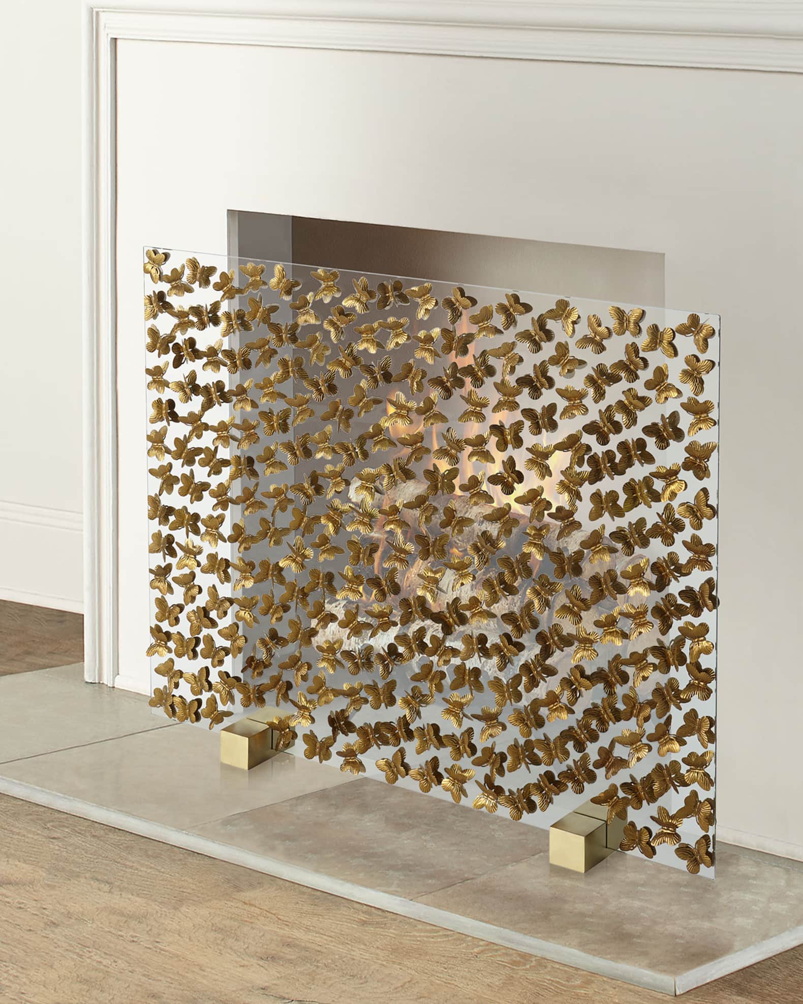 Tommy Mitchell Butterfly Fireplace Screen