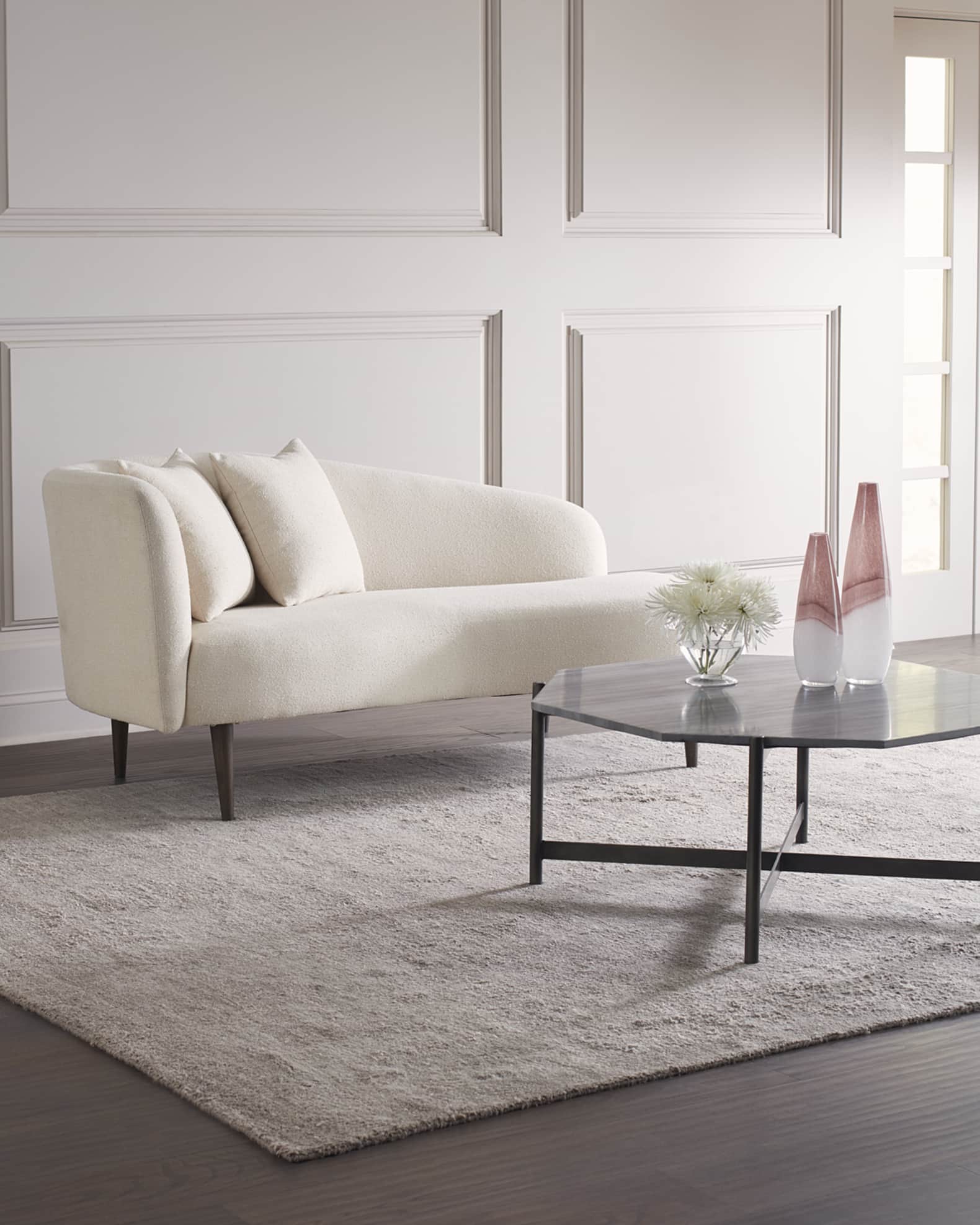 Four Hands Lindlee Curved Chaise
