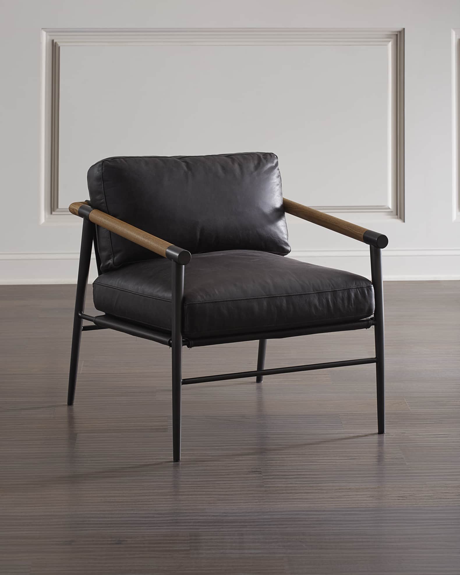 Four hands leather hotsell chair