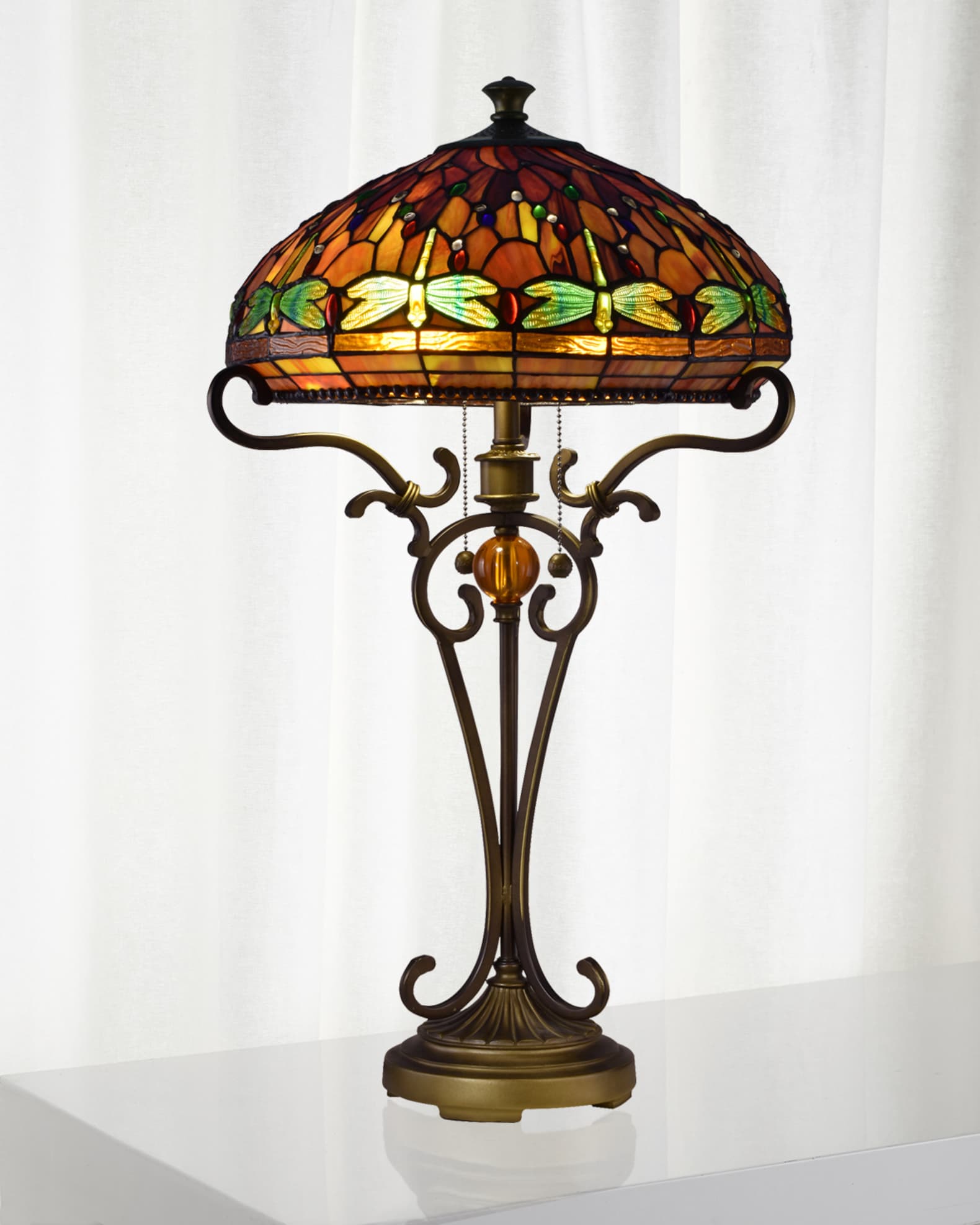 Dale tiffany dragonfly table lamp online