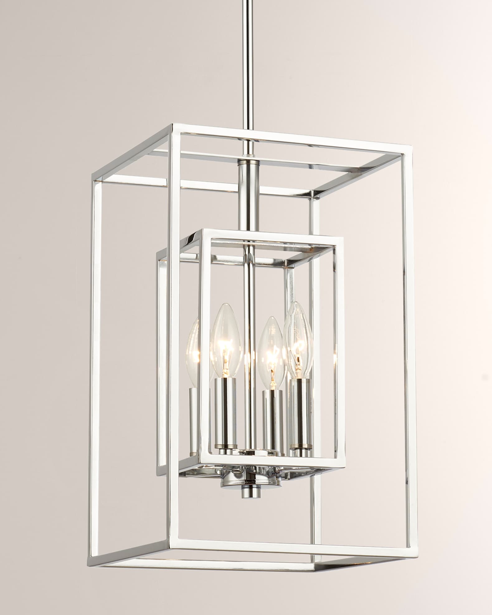 Chrome rectangular chandelier clearance