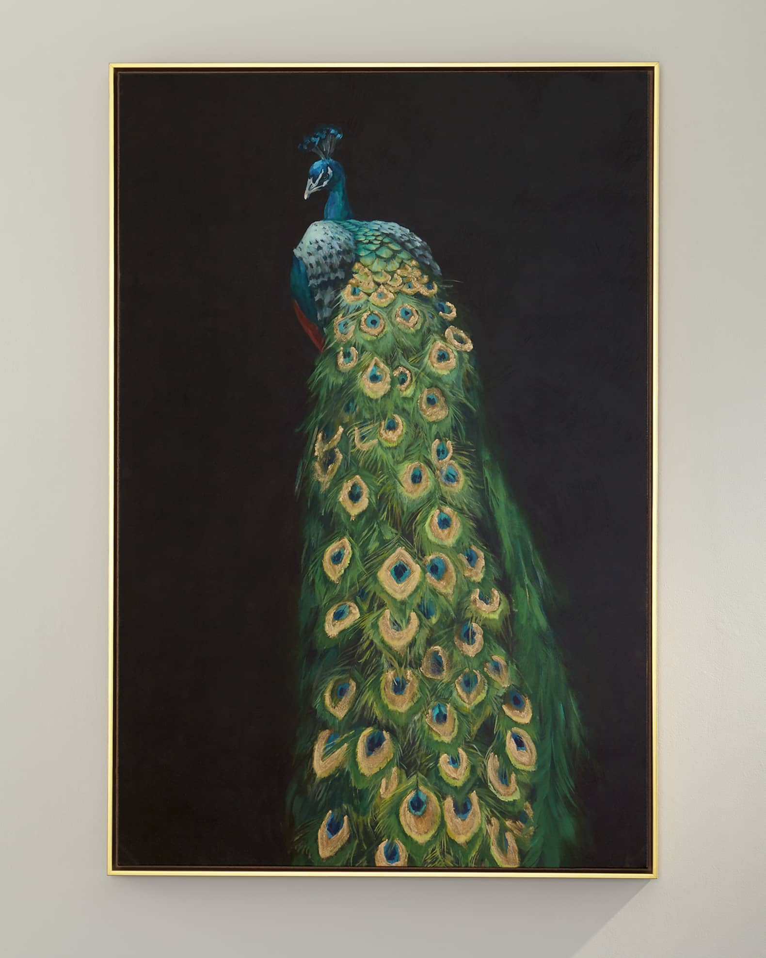 "Peacock" Giclee Canvas Art