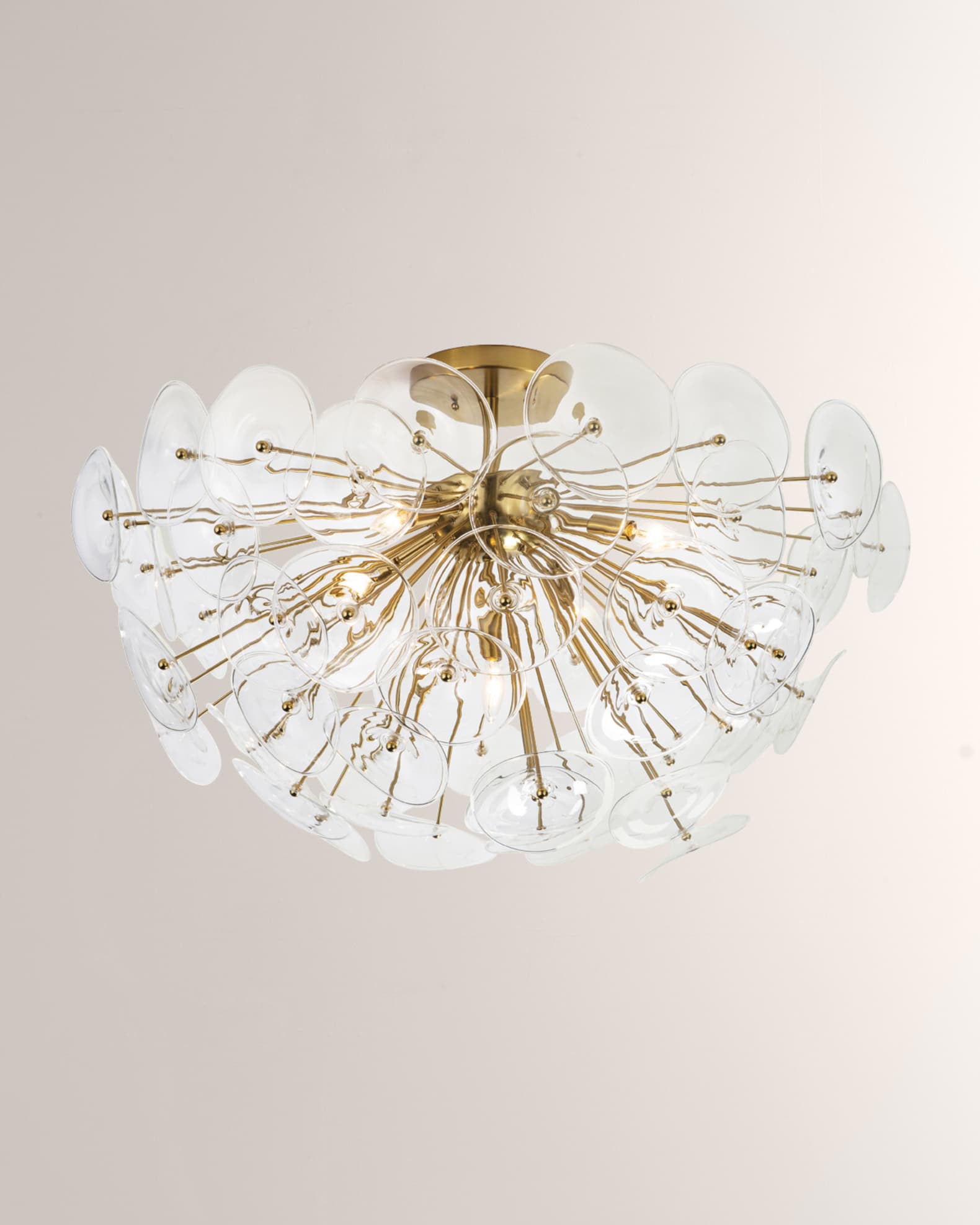 Regina Andrew Poppy Glass Semi Flush Mount Horchow