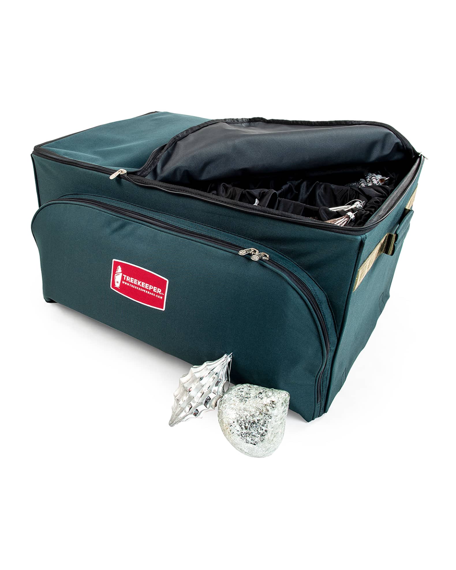 TreeKeeper Adjustable Tray Ornament Storage Bag Horchow