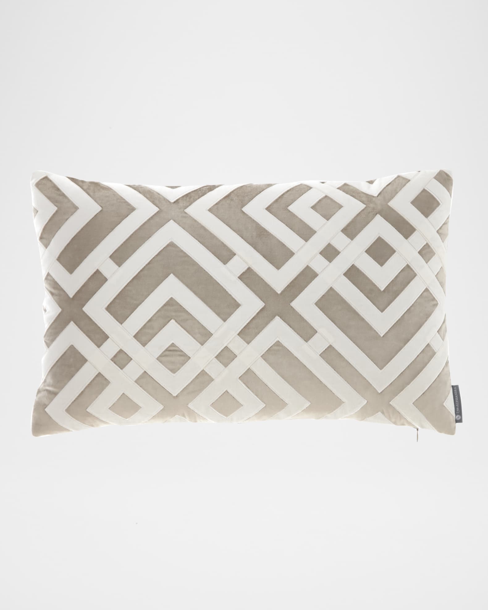 Lili Alessandra Karl Sm Rectangle Pillow, 14 x 22 Horchow