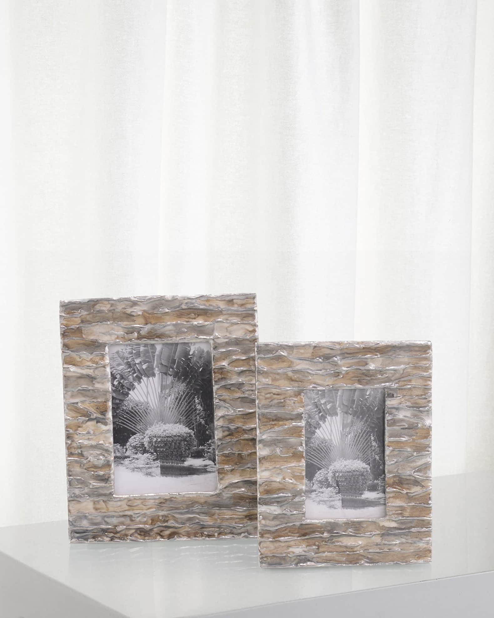 JohnRichard Collection Enameled Photo Frames, Set of 2 Horchow