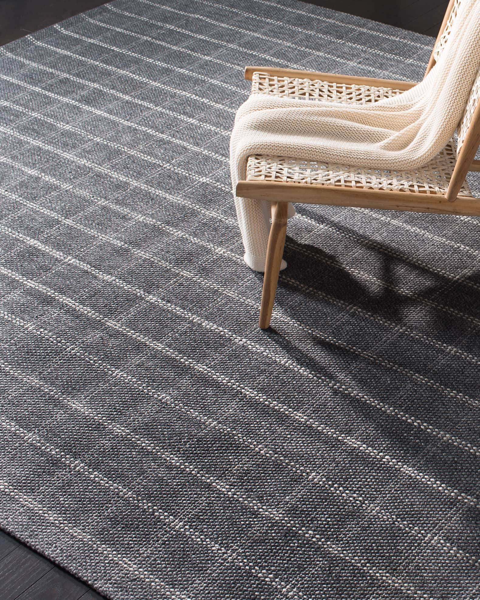 Lauren Ralph Lauren Tamworth Check Hand-Woven Rug, 3' x 8'