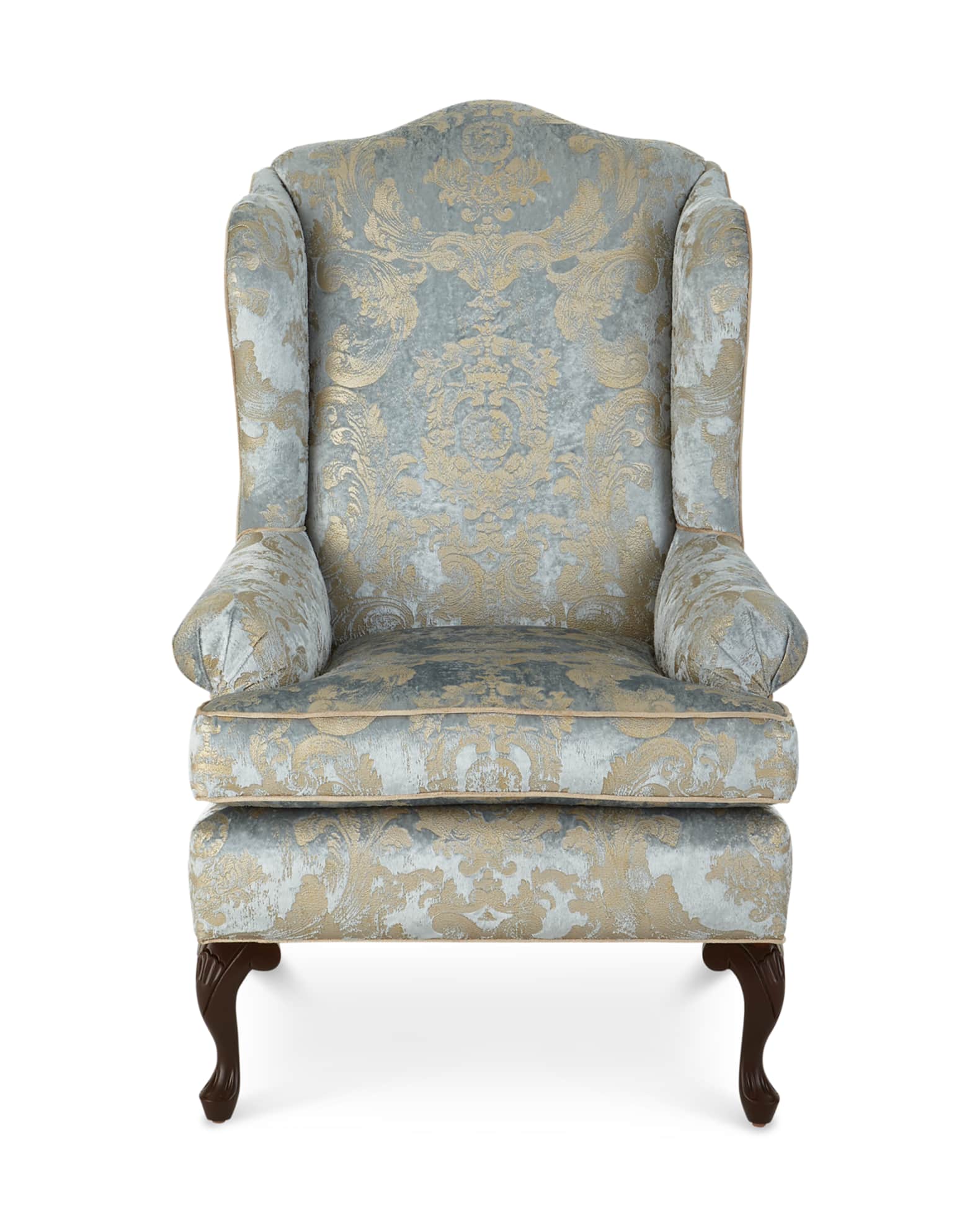 Winged armchair best sale