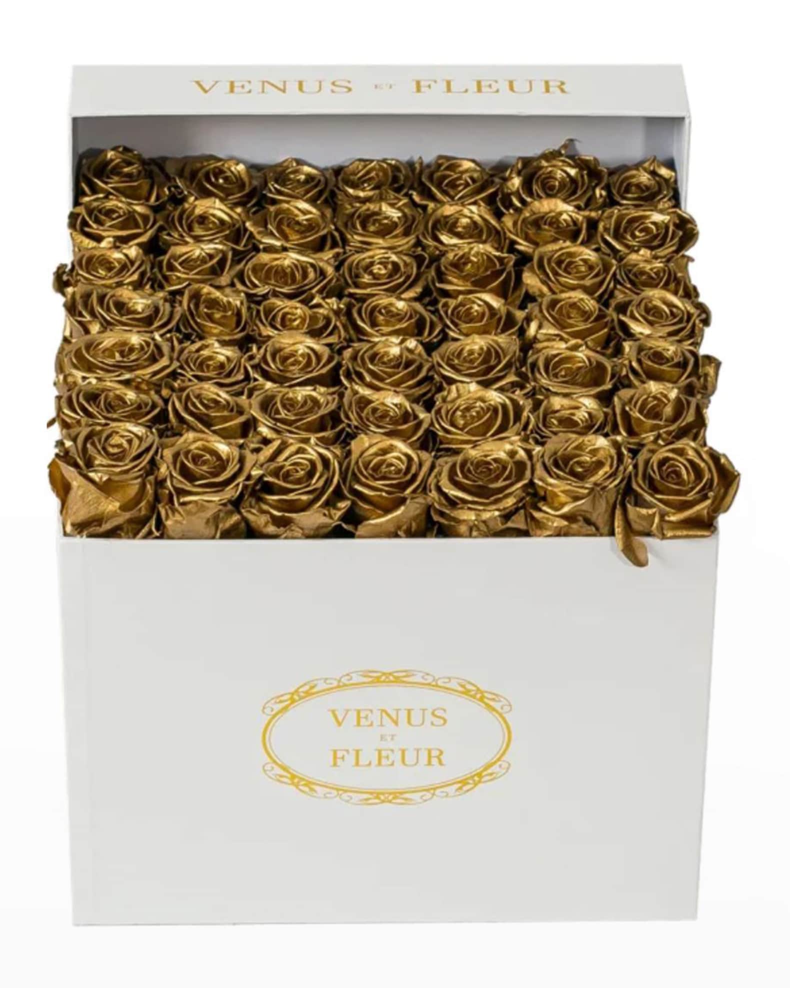 Venus ET Fleur Classic Large Square Rose Box Horchow