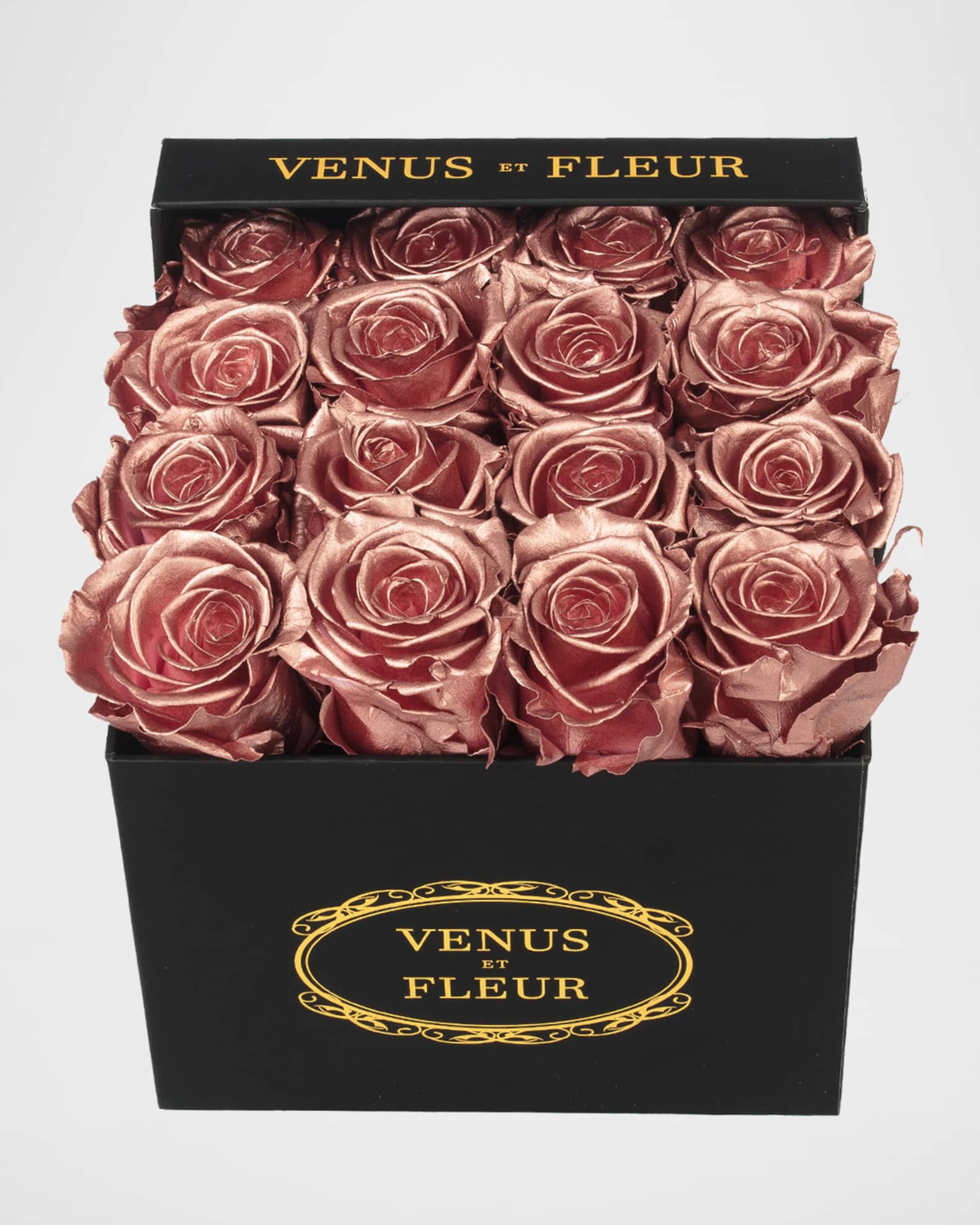 Venus ET Fleur Classic Small Square Rose Box Horchow