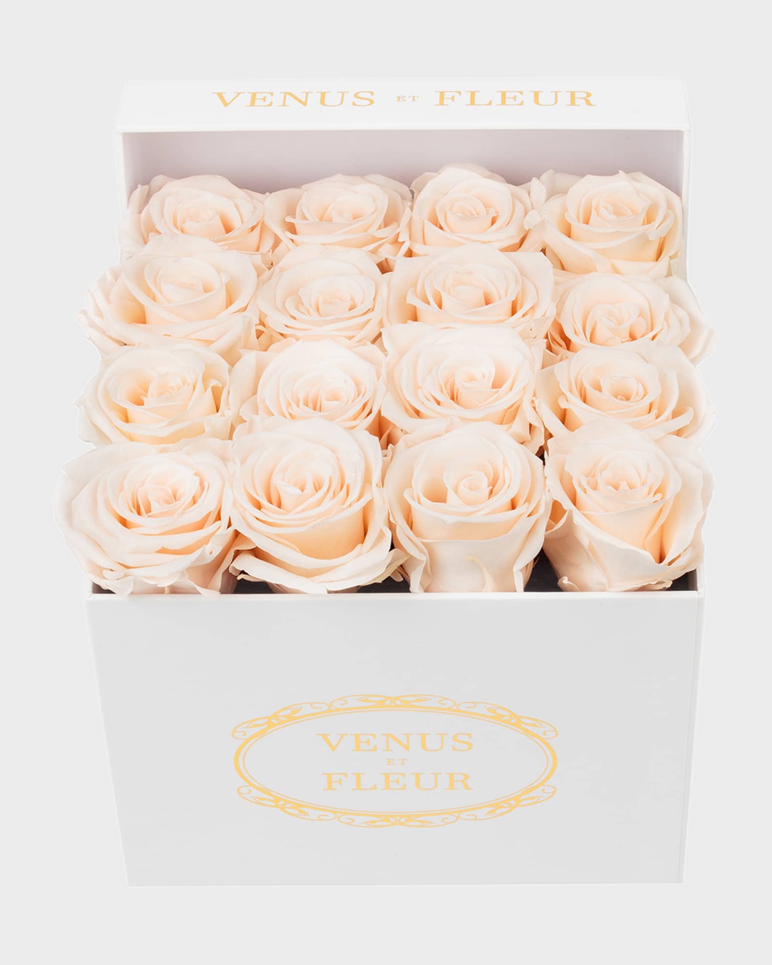 Venus ET Fleur Classic Small Square Rose Box | Horchow