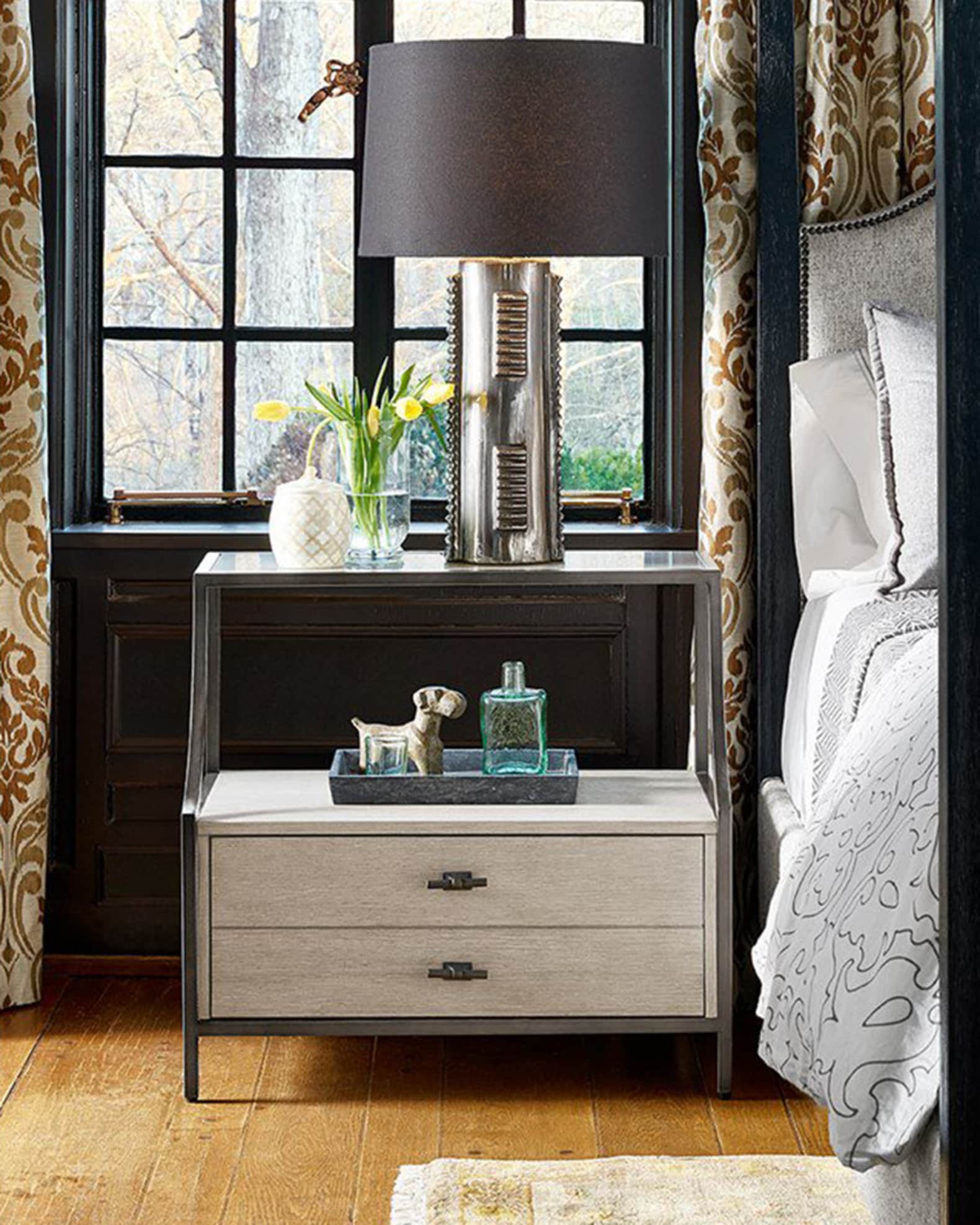 Universal Furniture Stone Top Night Stand Horchow