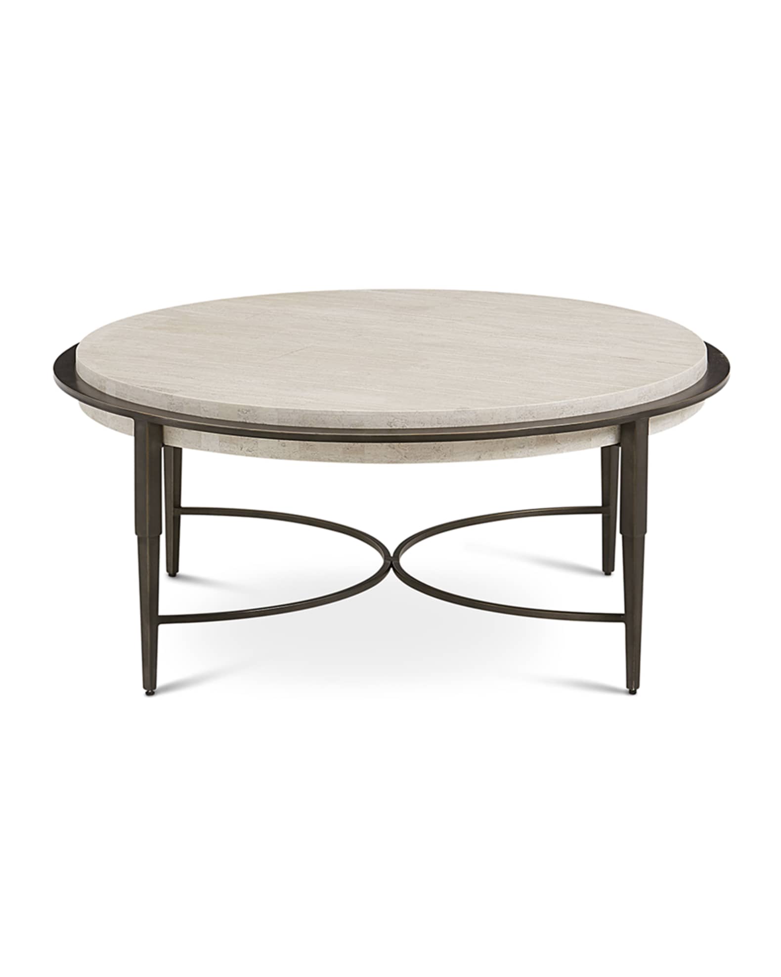 Bernhardt travertine coffee table discount